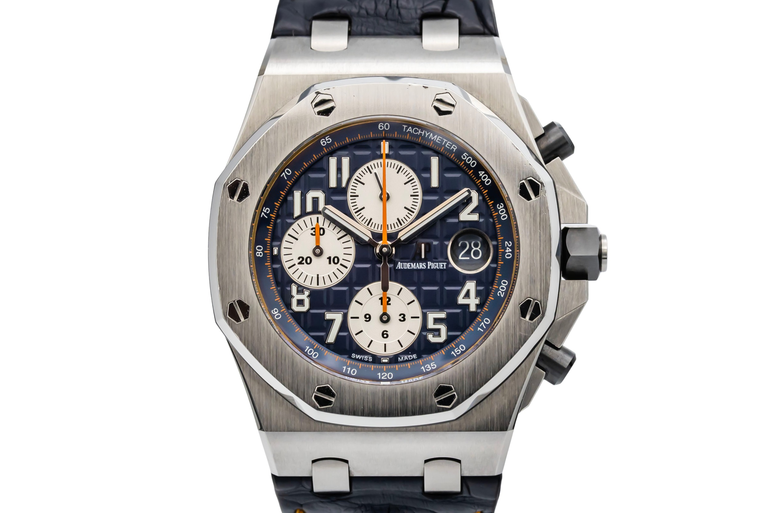 Audemars Piguet Royal Oak Offshore 42mm Navy Leather 26470ST.OO.A027CA.01 2015