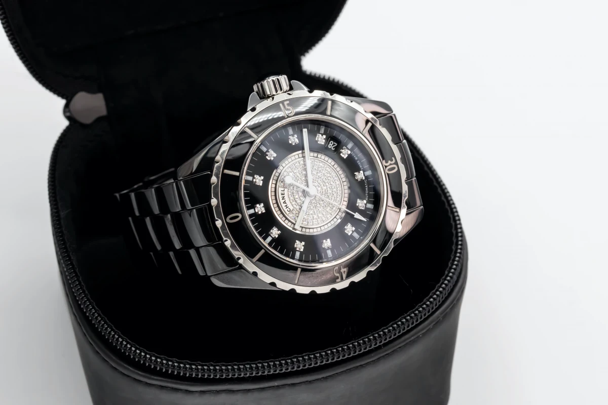 A beauty in black Chanels reimagined J12 Diamond Tourbillon features an  inhouse flying tourbillon movement  Luxurylaunches