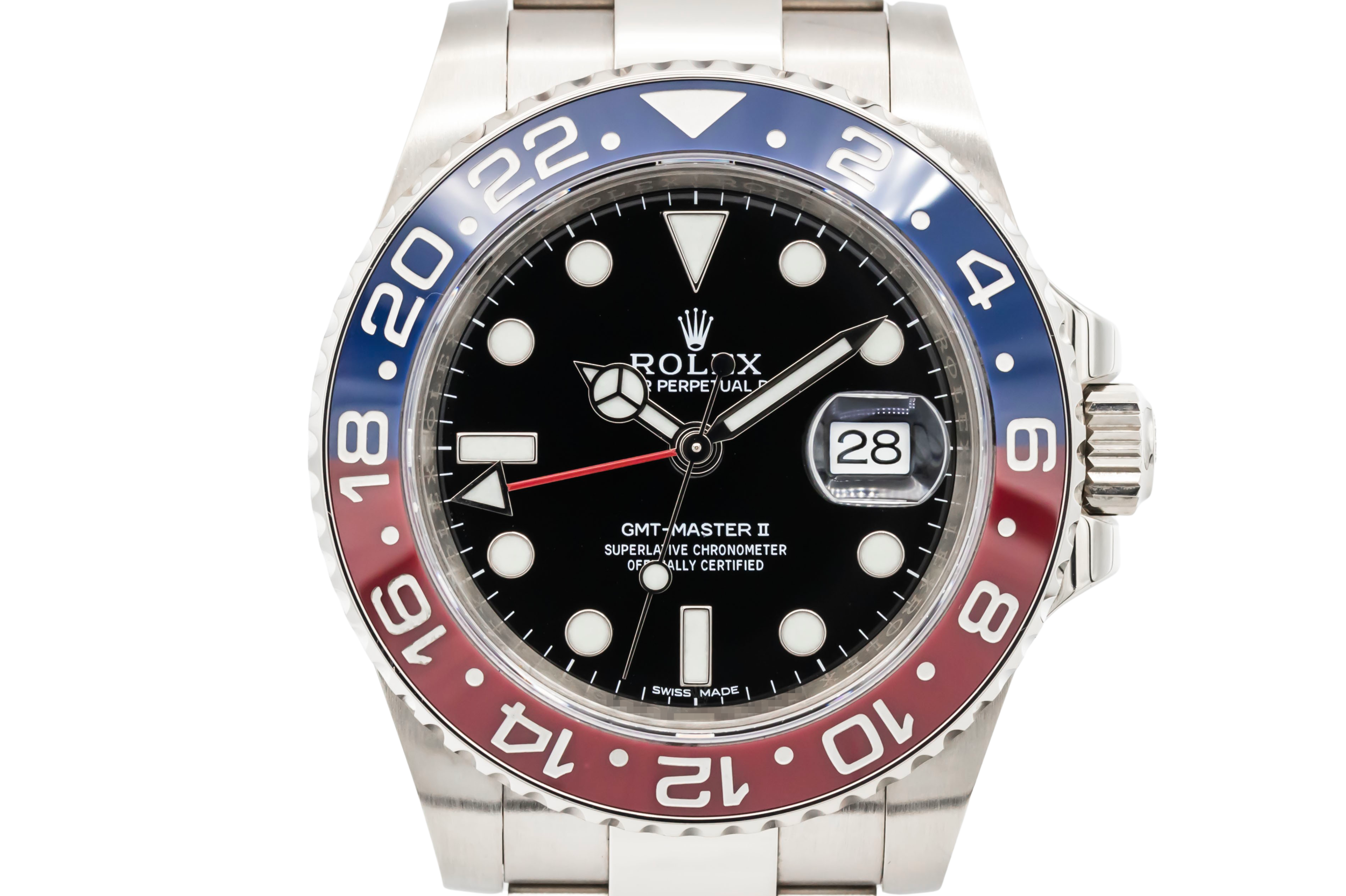 Rolex GMT-Master II 40mm 'Pepsi' White Gold 116719BLRO 2016