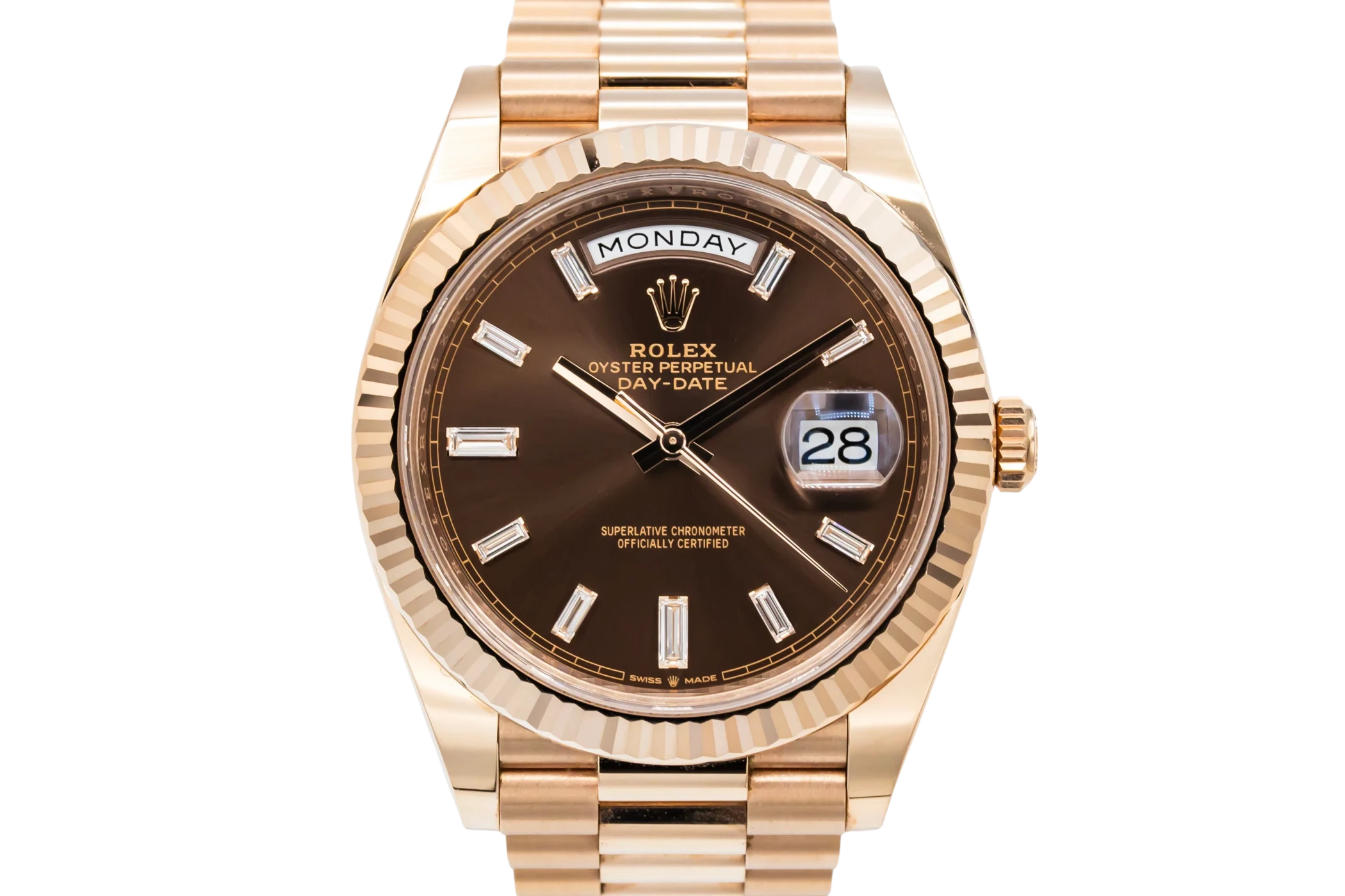 Rolex Day-Date 40mm 18ct Rose Gold Presidential 228235 2023