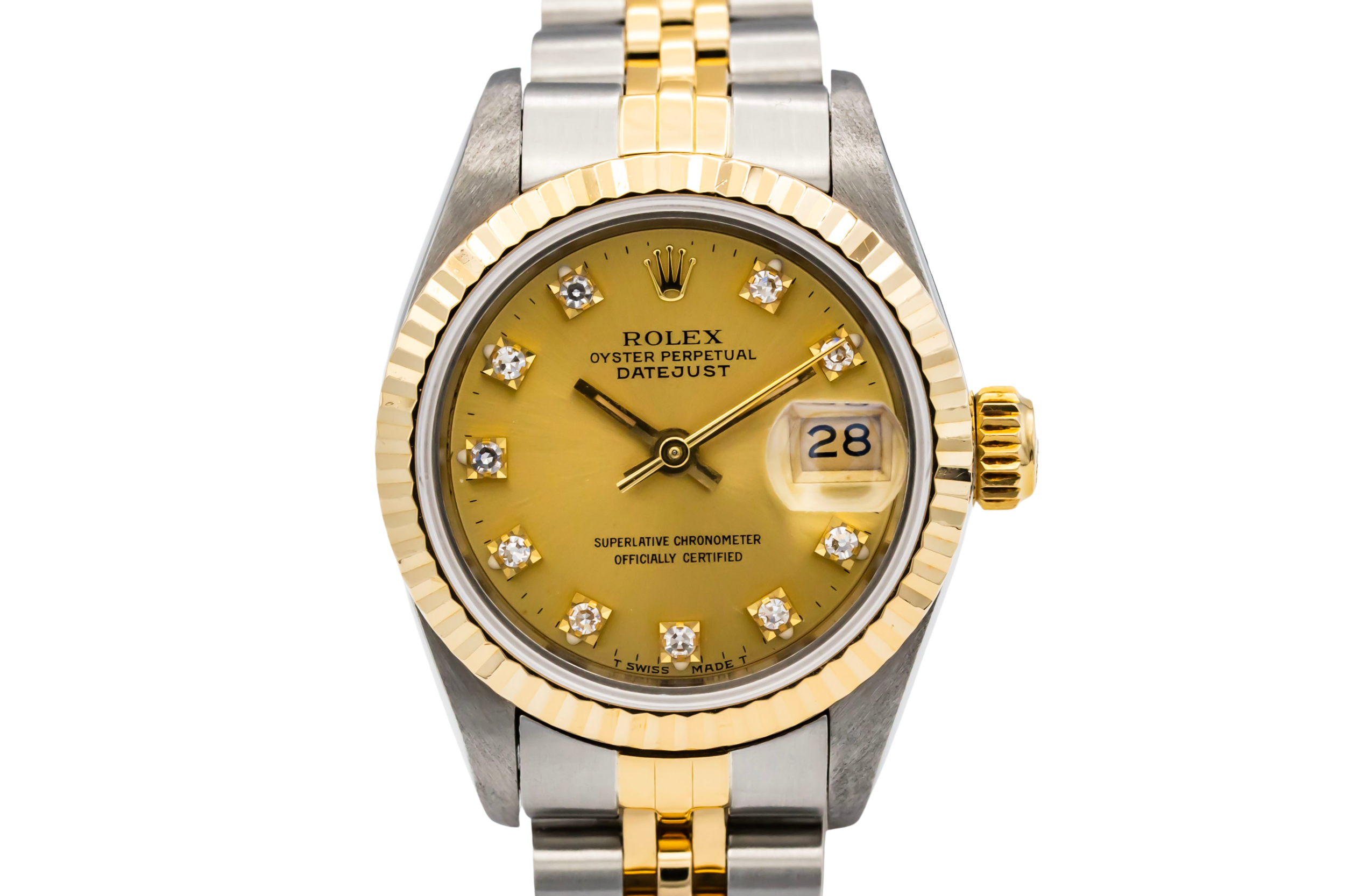 Rolex DateJust 26mm Steel & 18ct Yellow Gold Jubilee 69173 1990