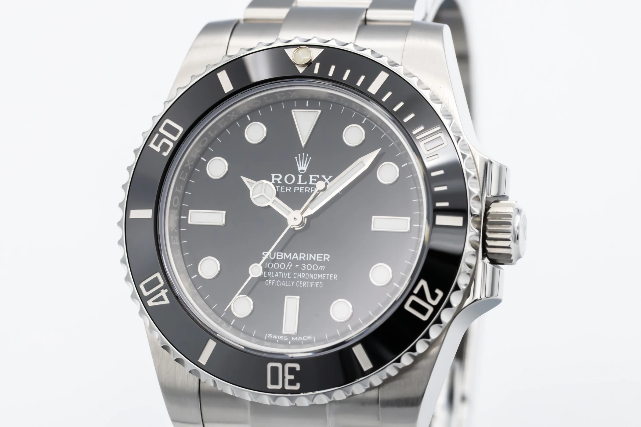 Rolex Submariner No Date 40mm Stainless Steel Oyster 114060 2018