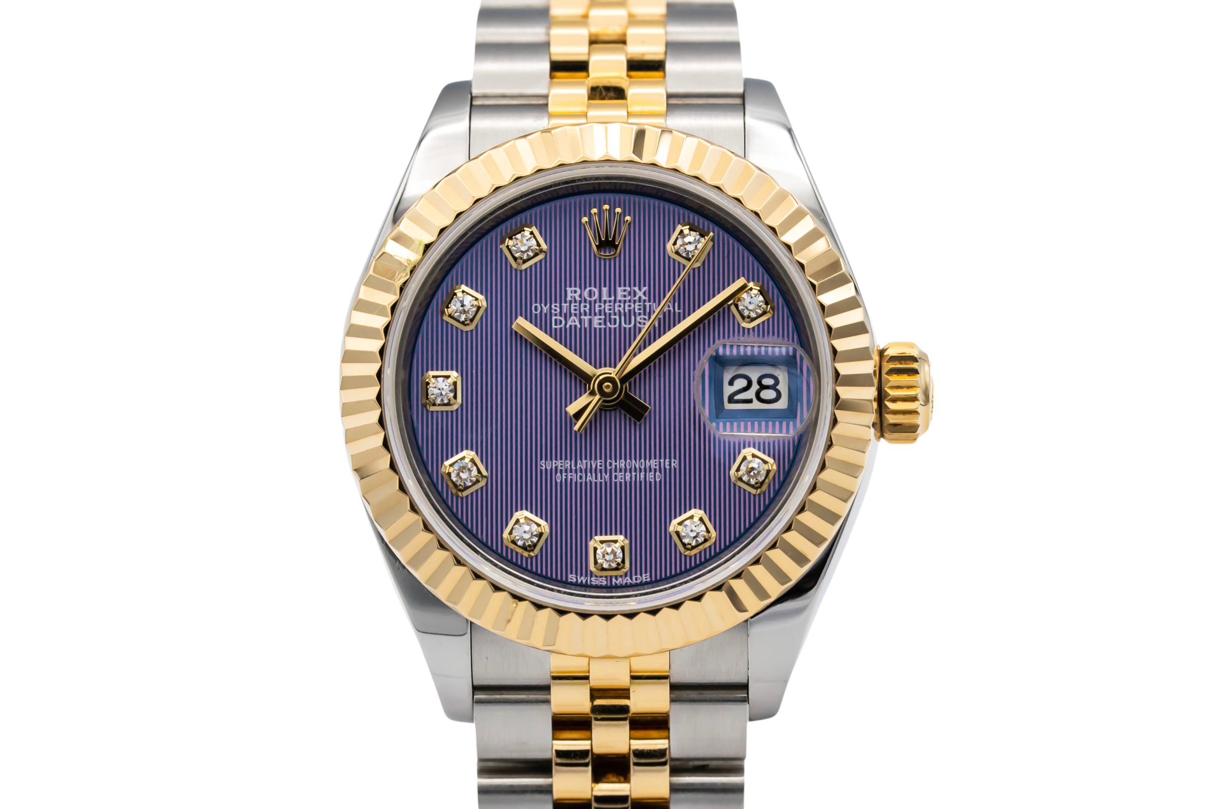 Rolex Lady DateJust 28mm Steel & 18ct Yellow Gold Jubilee 279173 2019