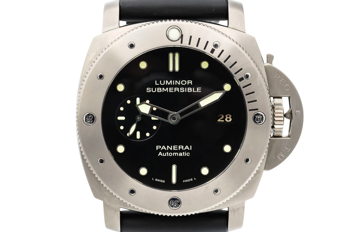 Panerai Luminor Marina 47mm Titanium Leather PAM00305 2012