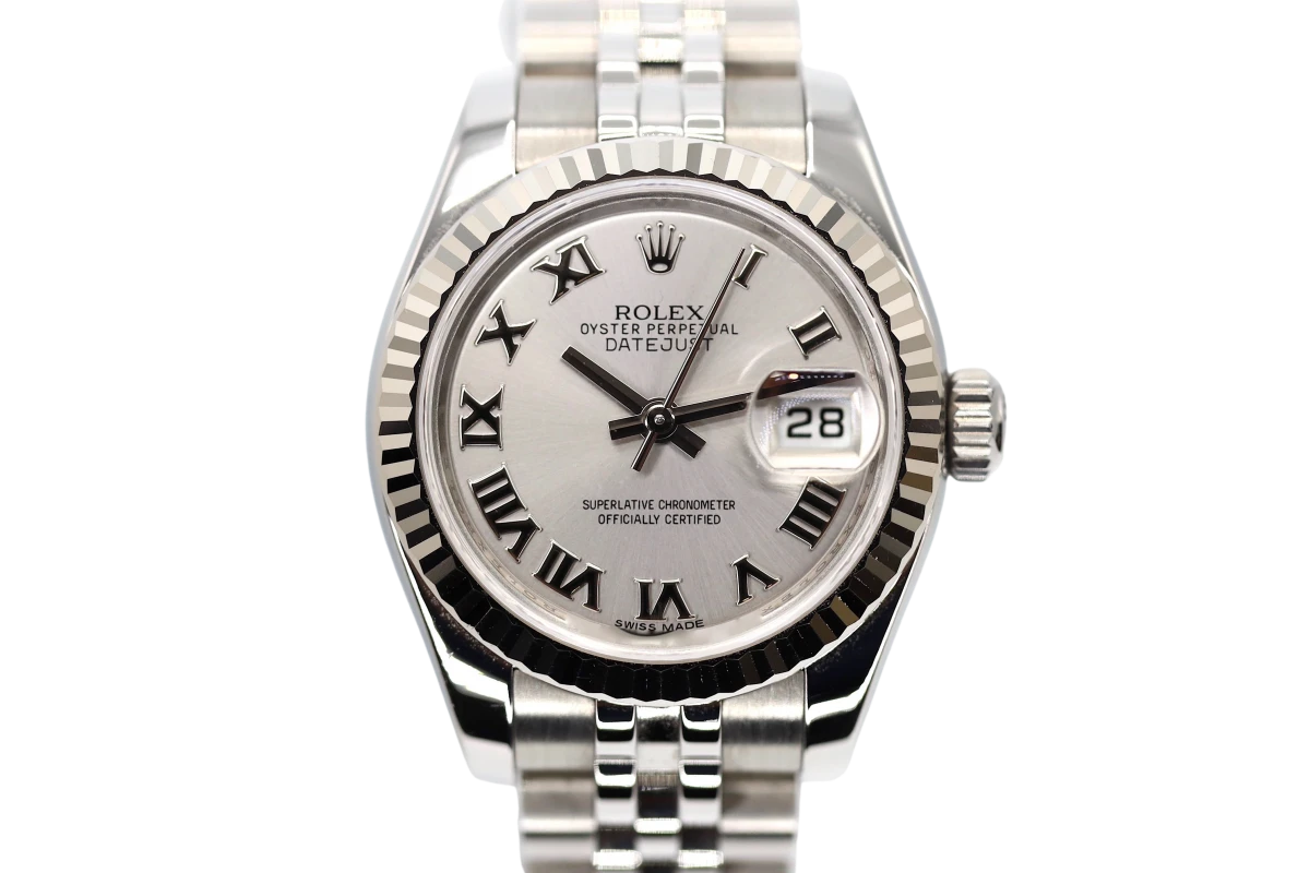 Rolex lady datejust discount silver