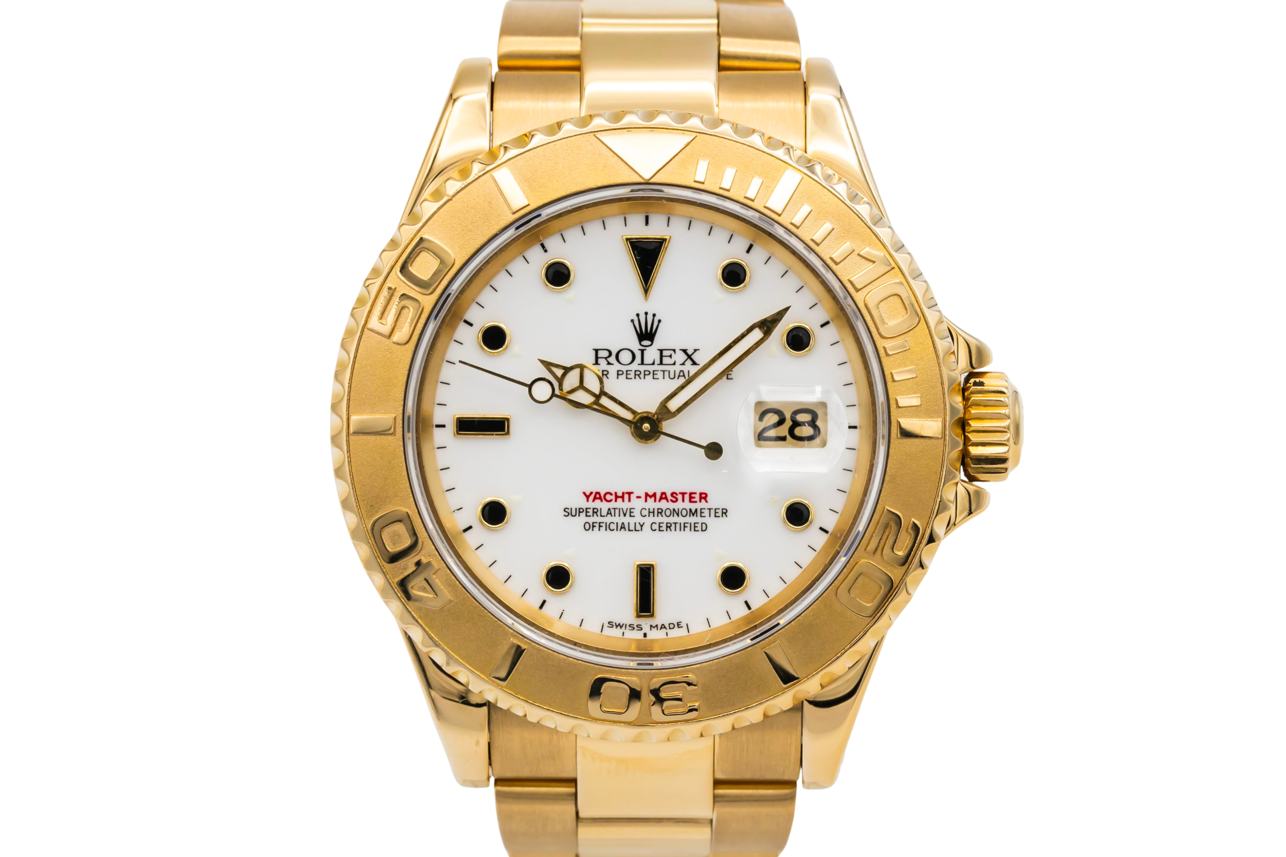Rolex Yacht-Master 40mm 18ct Yellow Gold Oyster 16628 1996