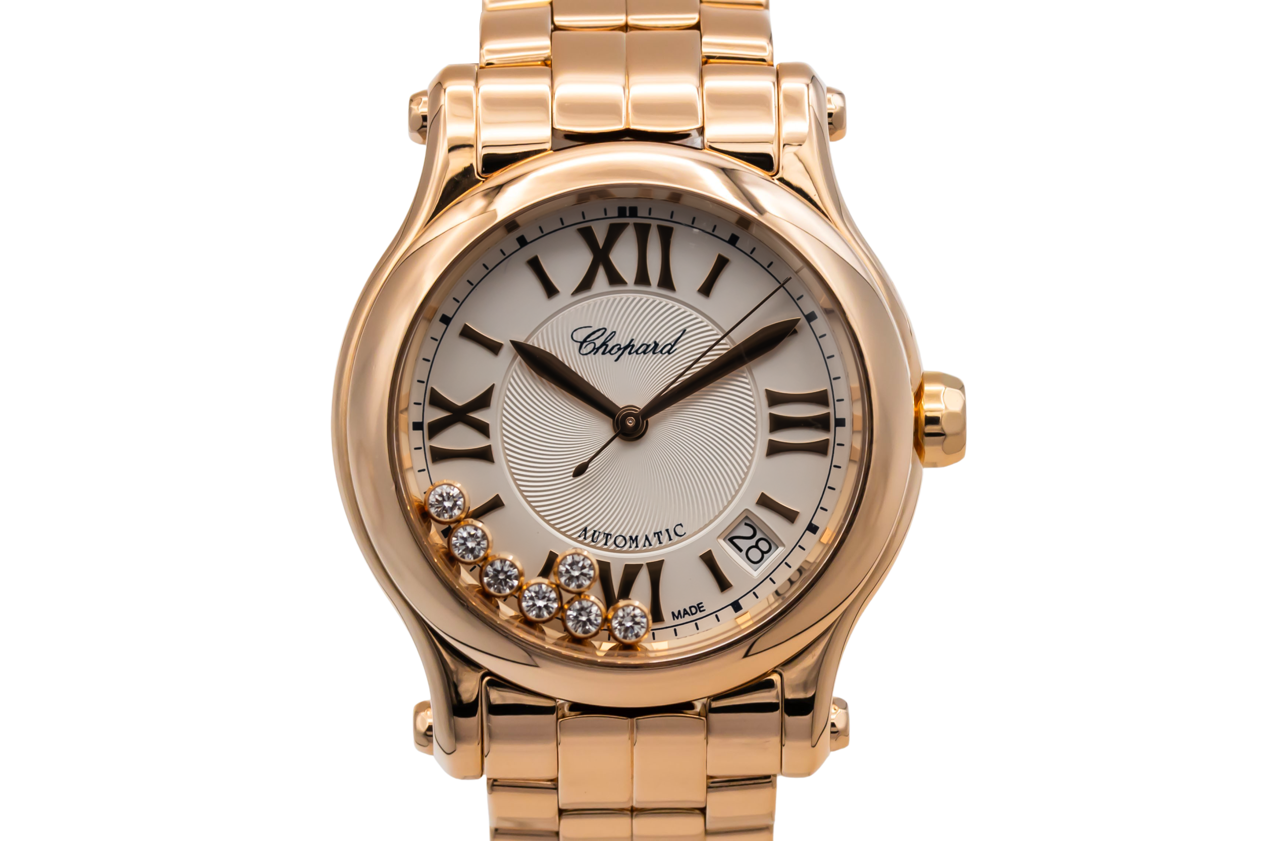 Chopard Happy Sport 36mm 18ct Rose Gold 274808-5002 2015