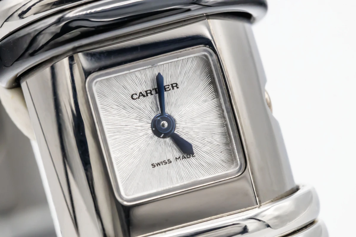 Cartier Declaration Ladies 19mm Stainless Steel Leather 2611 2005