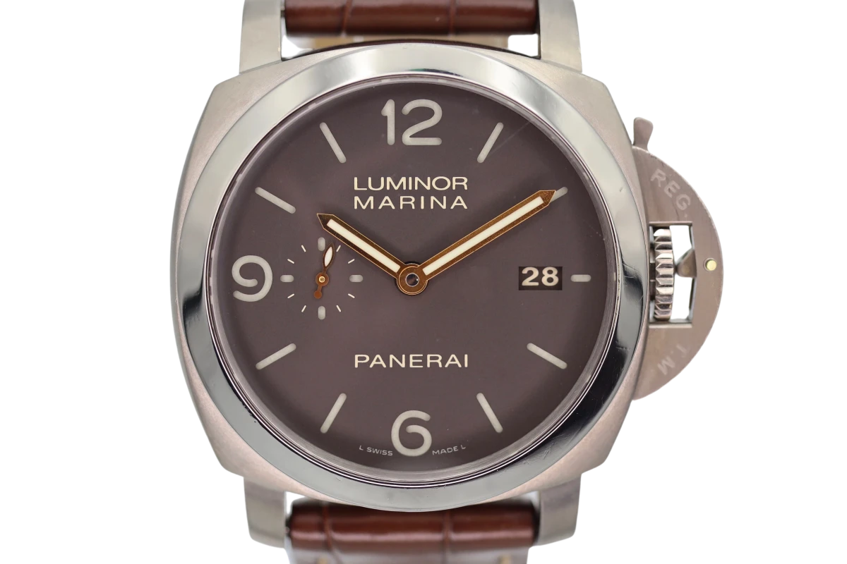 Panerai Luminor Marina Brown Dial 1950 3 Days 44mm PAM00351 Out