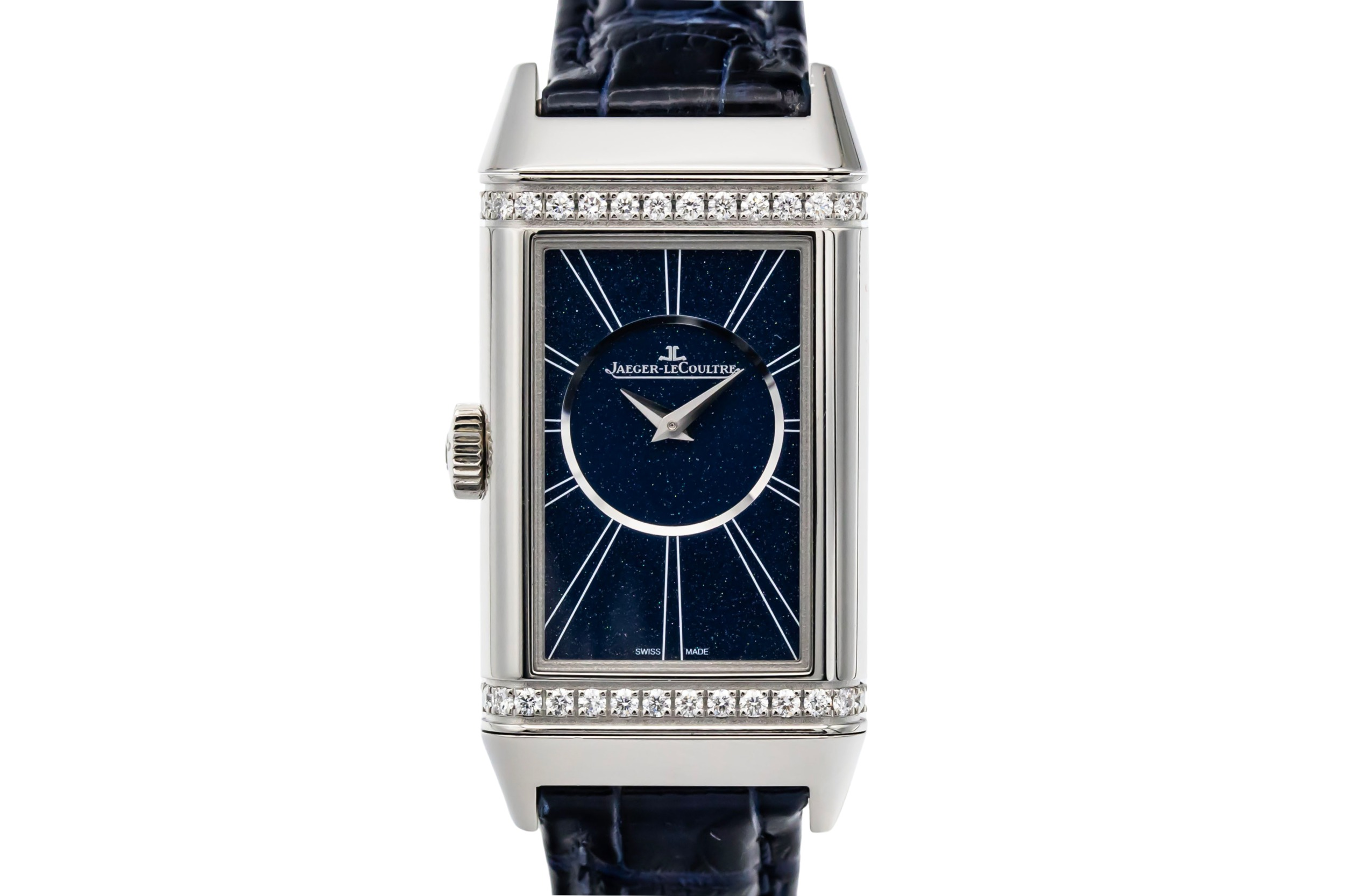 Jaeger-LeCoultre Reverso One Duetto 20x40.1mm Blue Leather Q334848J 2023