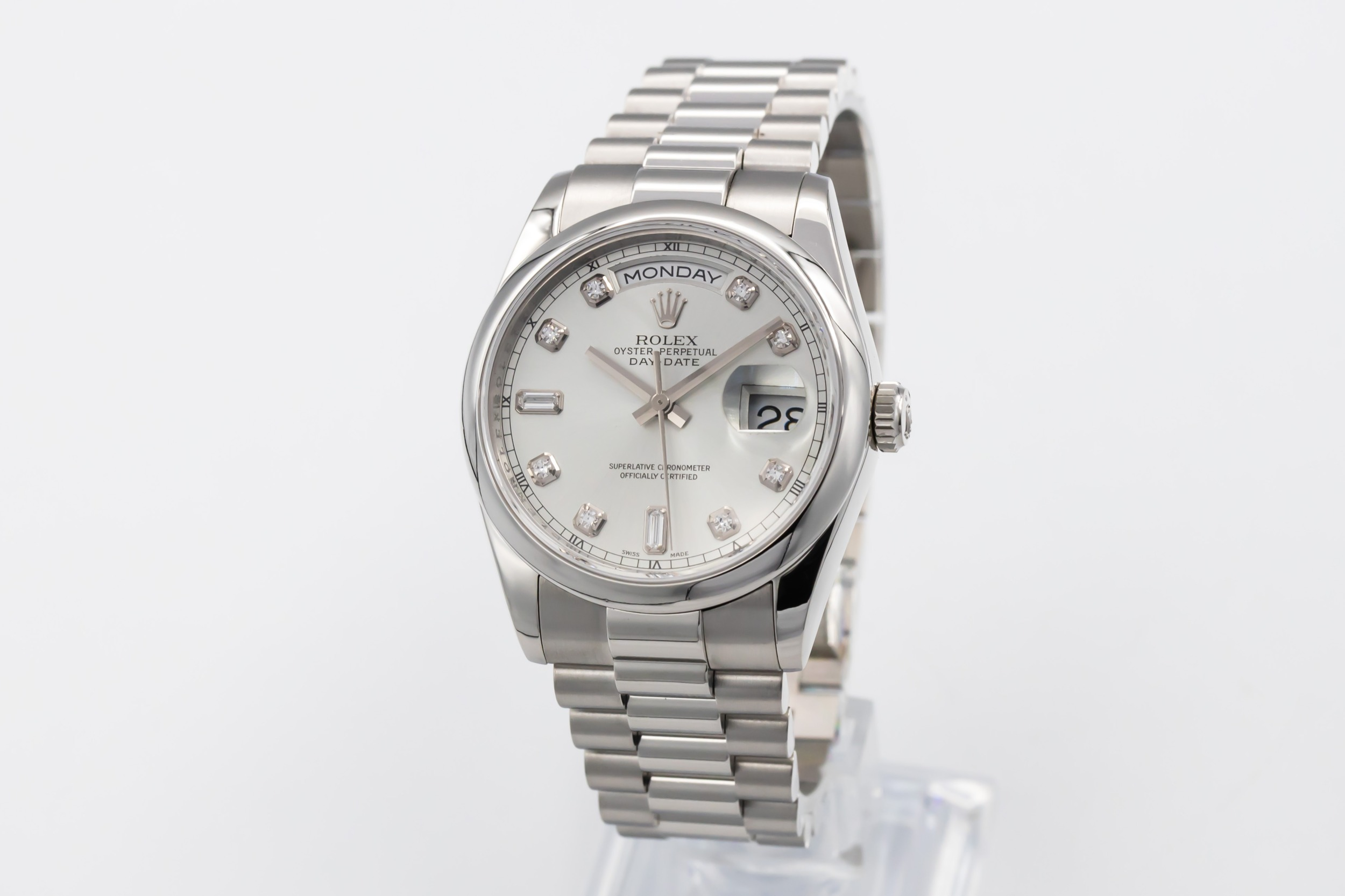 Rolex Day-Date 36mm Platinum Presidential 118206 2007
