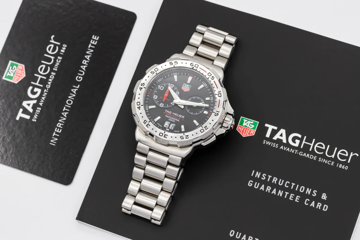 TAG Heuer Formula 1 Alarm 41mm Stainess Steel WAH111C Circa 2010