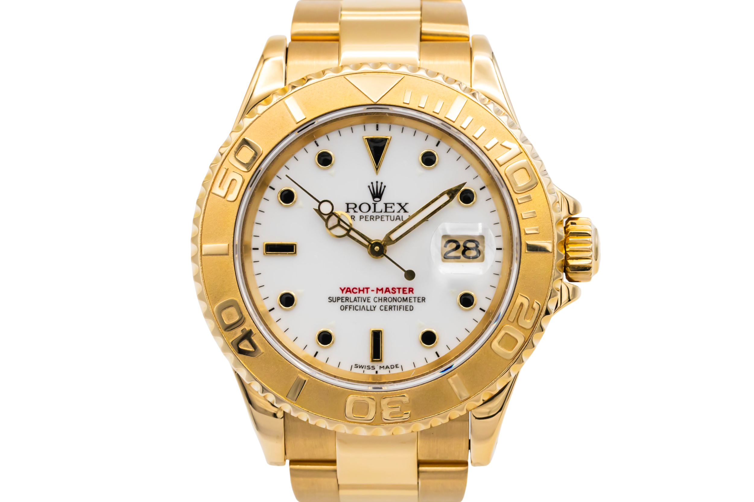 Rolex Yacht-Master 40mm 18ct Yellow Gold Oyster 16628 1996