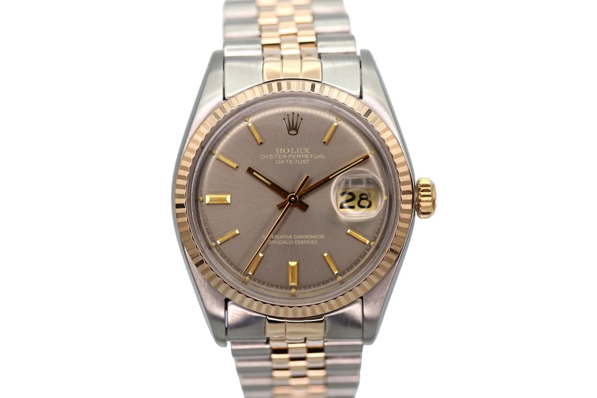 Datejust 36 Steel & 18ct Rose Sigma dial 1601