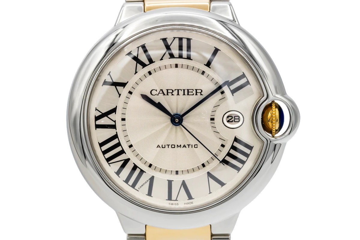 Cartier Ballon Bleu 42mm Steel 18ct Yellow Gold Bracelet 2010 3001