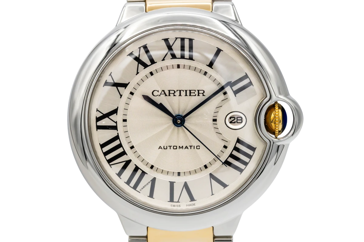 Cartier Ballon Bleu 42mm Steel 18ct Yellow Gold Bracelet 2010 3001