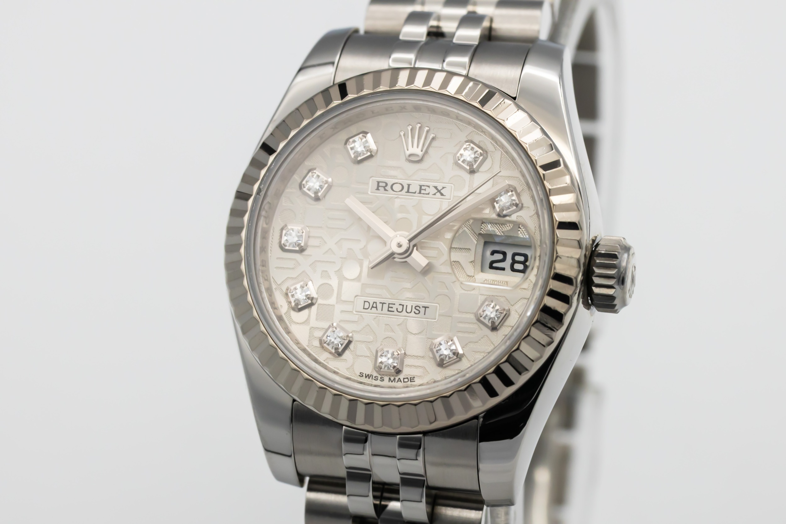 Rolex Lady DateJust 26mm Stainless Steel Jubilee 179174 2012