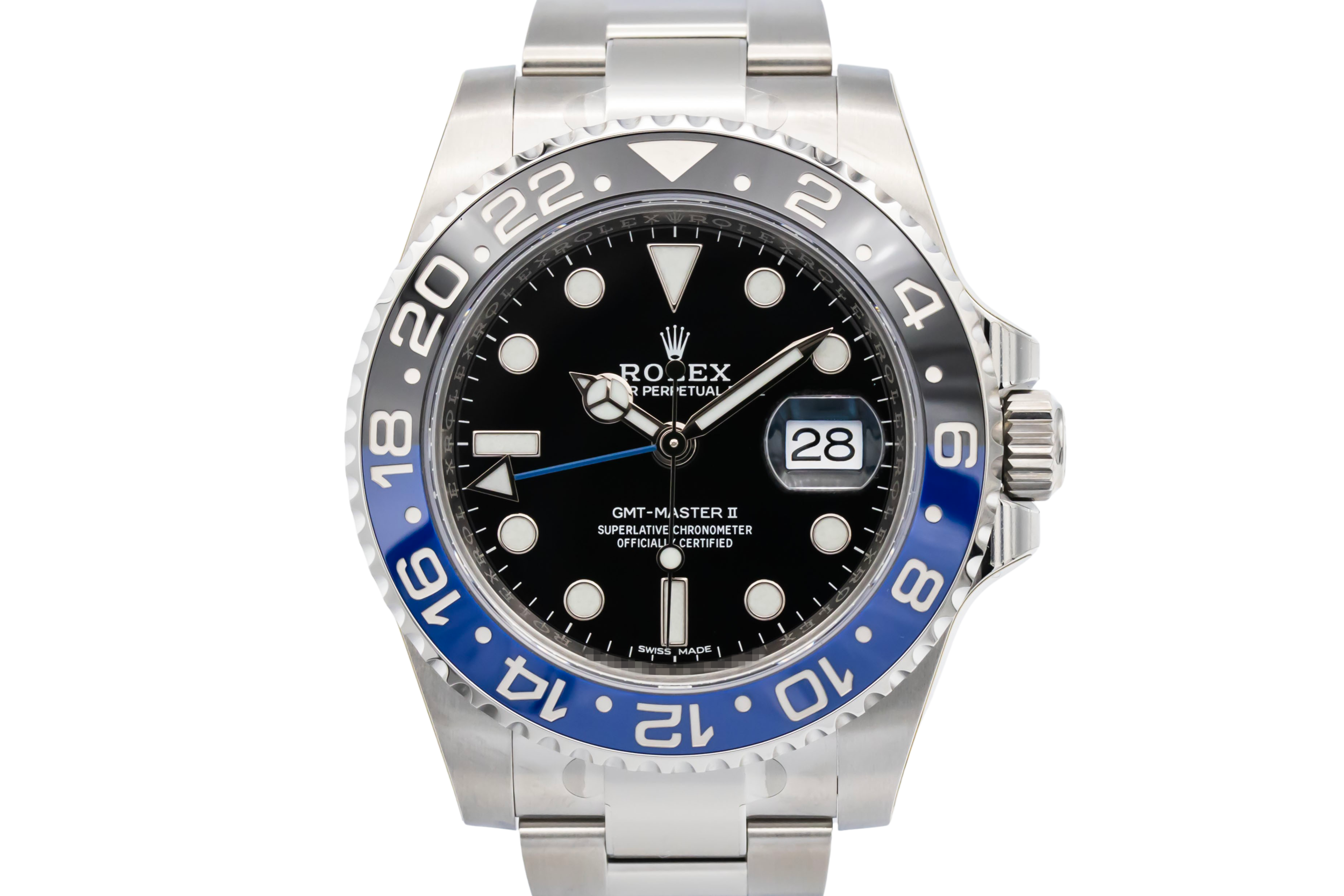 Rolex GMT-Master II 40mm 'Batman' Stainless Steel Oyster 116710BLNR 2019 UNWORN