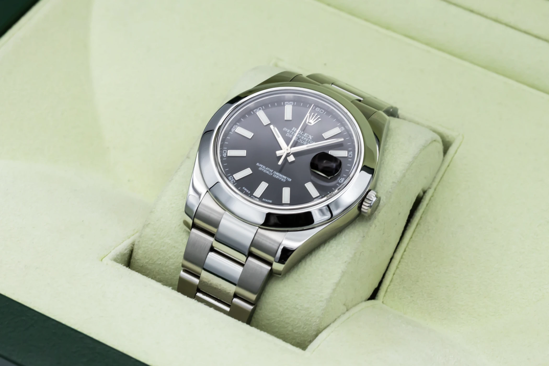 Rolex DateJust II 41mm Stainless Steel Oyster 116300 2014