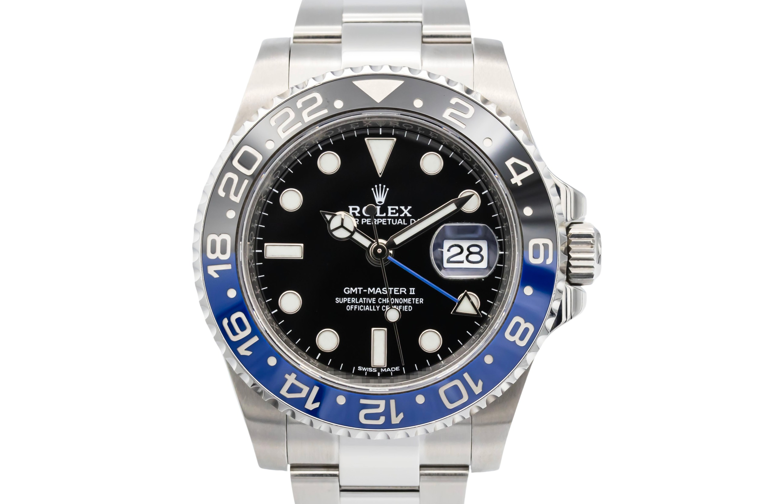 Rolex GMT-Master II 40mm 'Batman' Stainless Steel Oyster 116710BLNR 2017