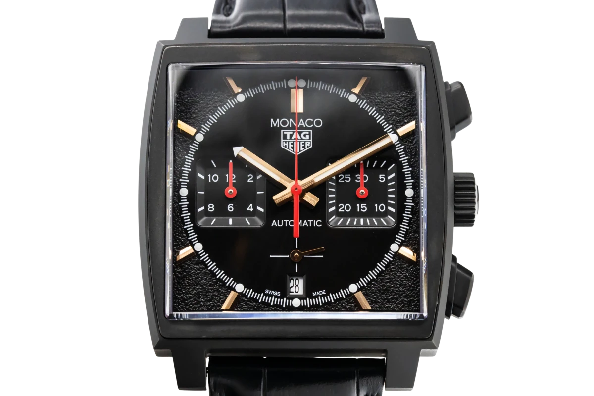 TAG Heuer Monaco Dark Lord 39mm Black Leather CBL2180.FC6497 2023