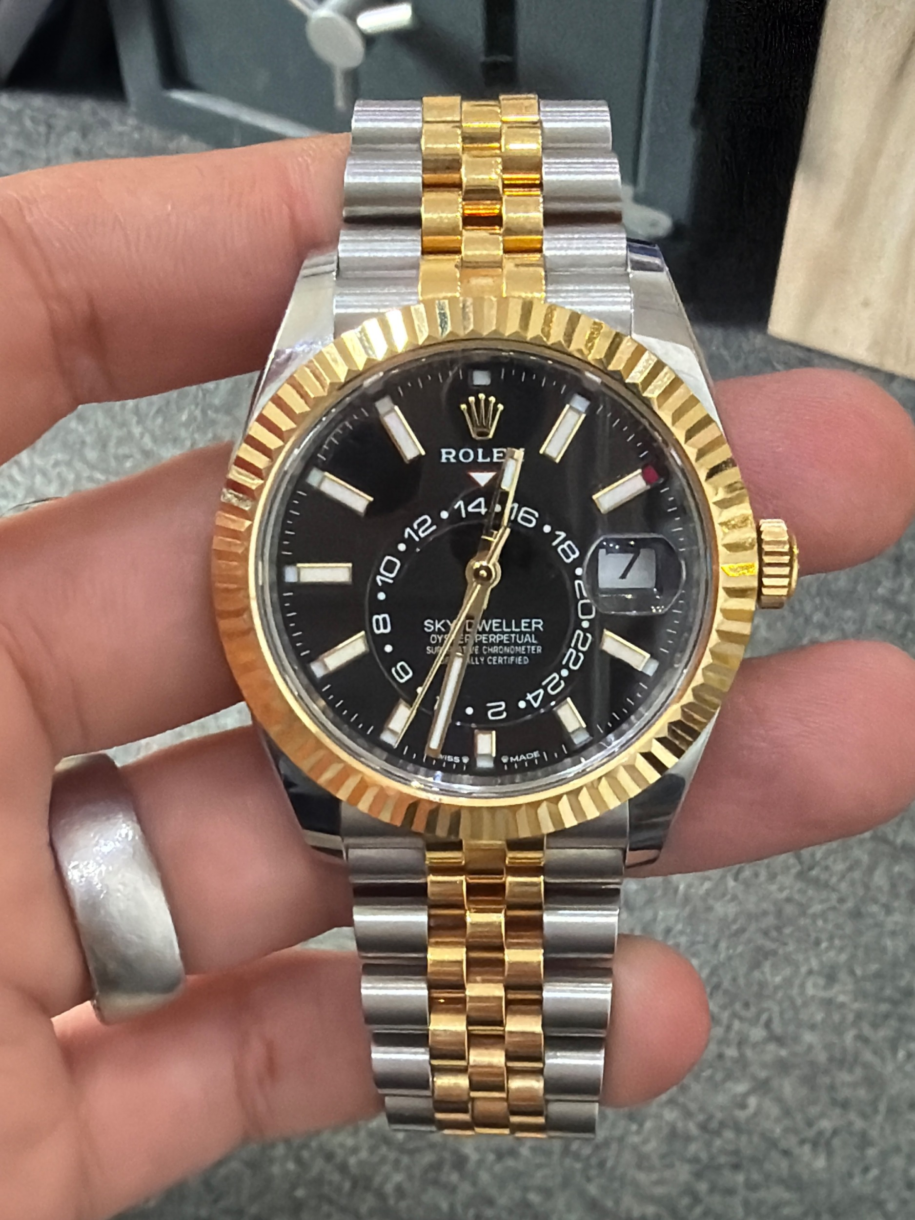 Rolex Sky-Dweller Steel & 18ct Yellow Gold Jubilee 336933 2023