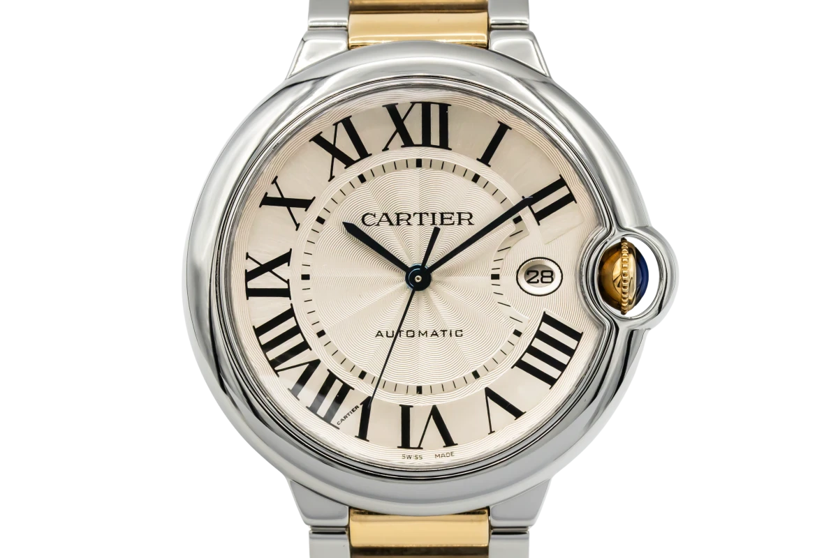 Cartier Ballon Bleu 42mm Date Steel & 18ct Yellow Gold 3001 Circa 2010