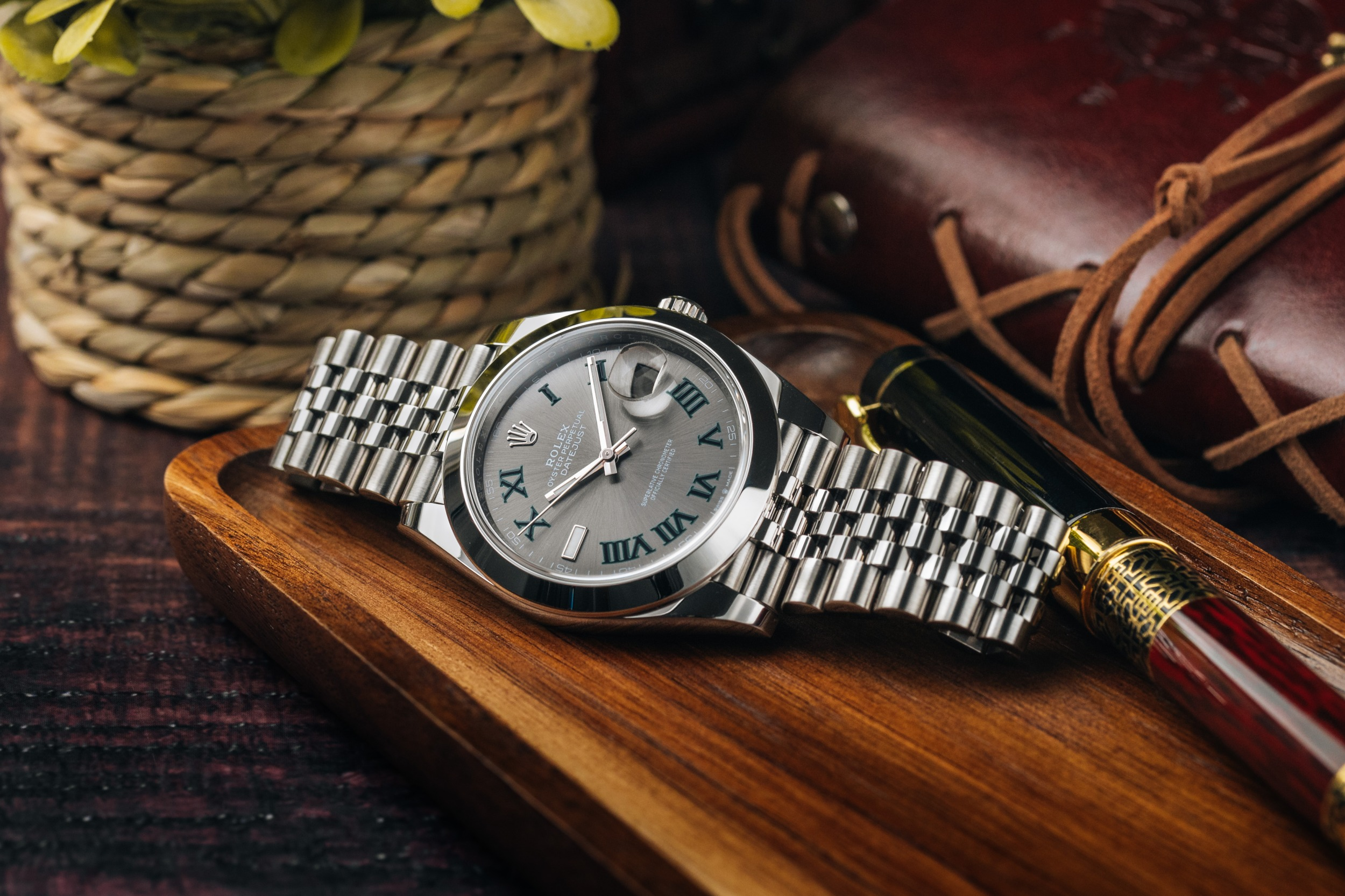 Rolex DateJust 41mm 'Wimbledon' Stainless Steel Jubilee 126300 2023