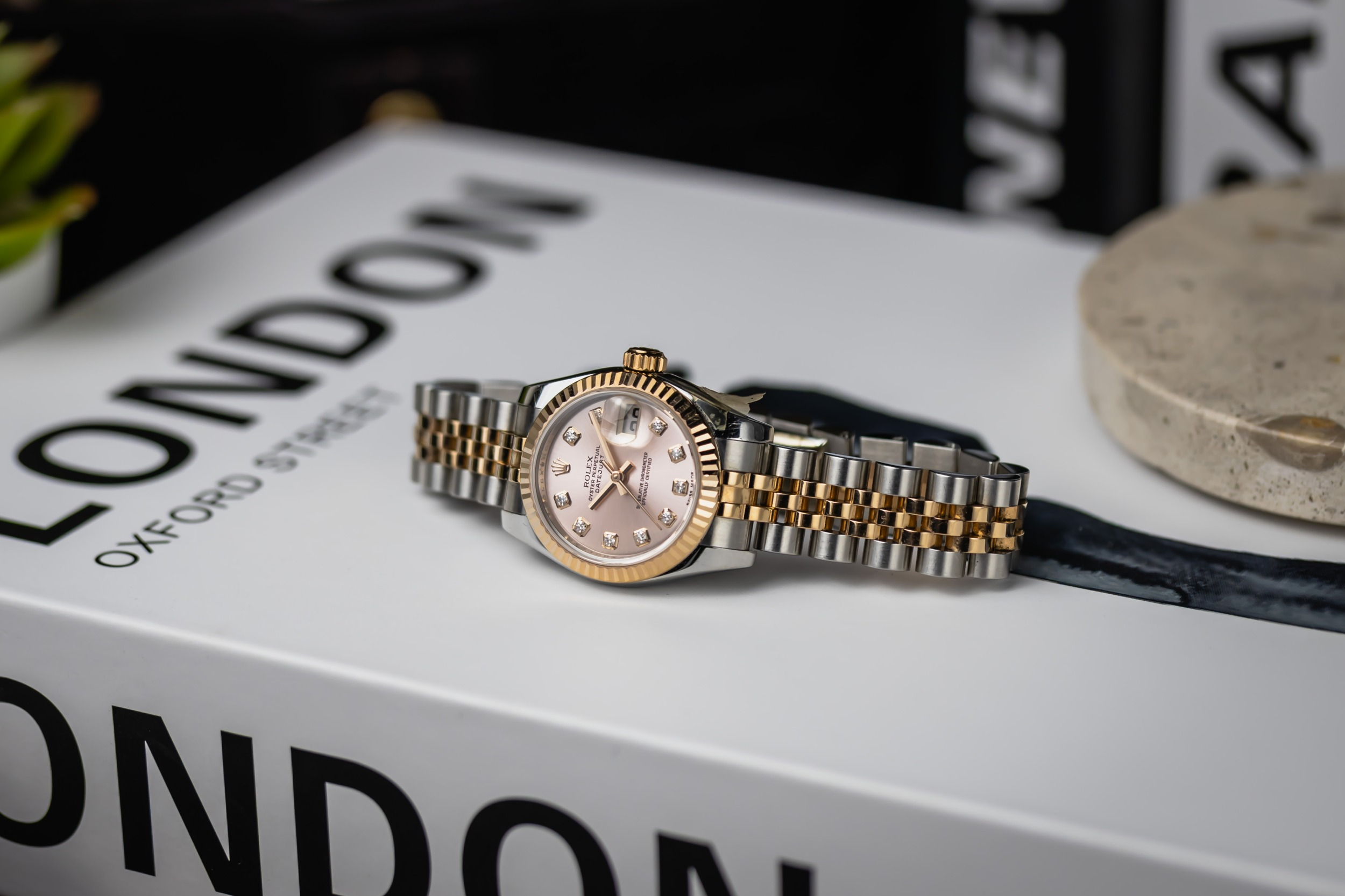 Rolex DateJust 26mm Steel & 18ct Rose Gold Jubilee 179171 2008