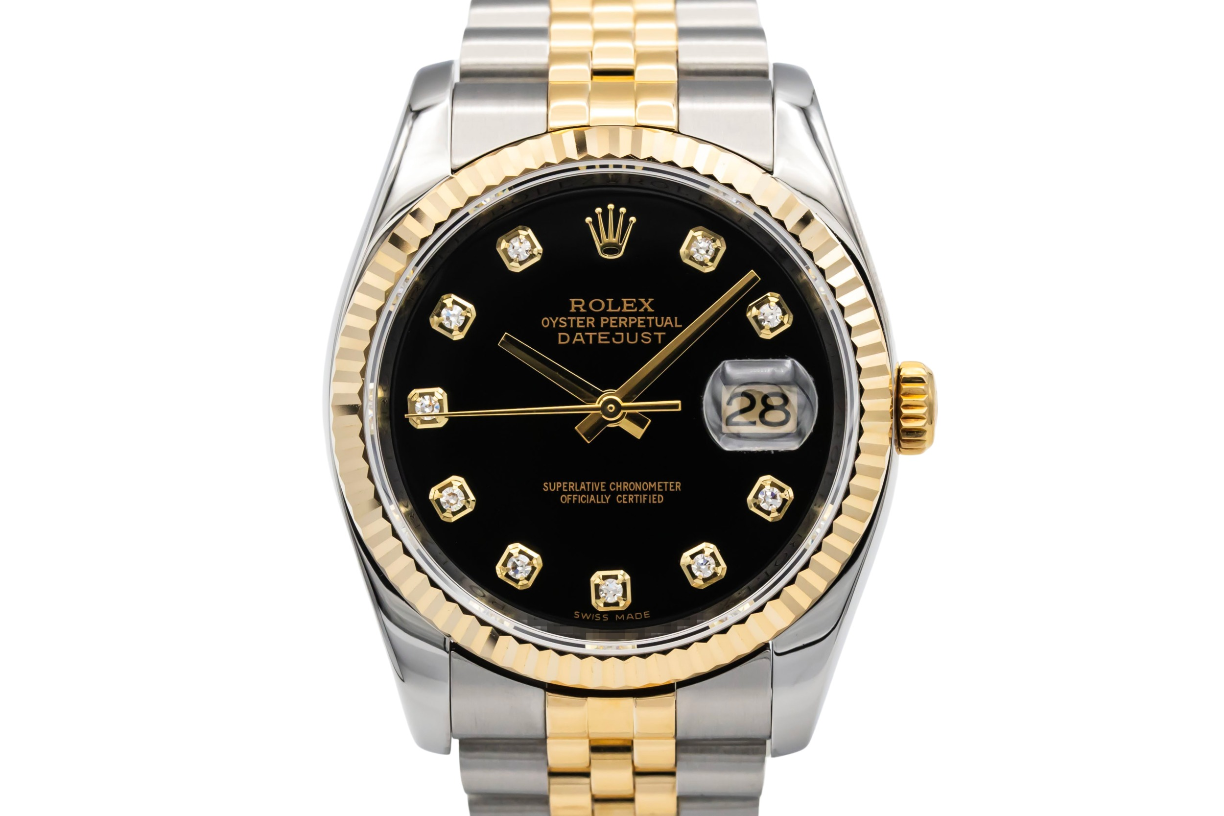 Rolex DateJust 36mm Steel & 18ct Yellow Gold Jubilee 116233 2016