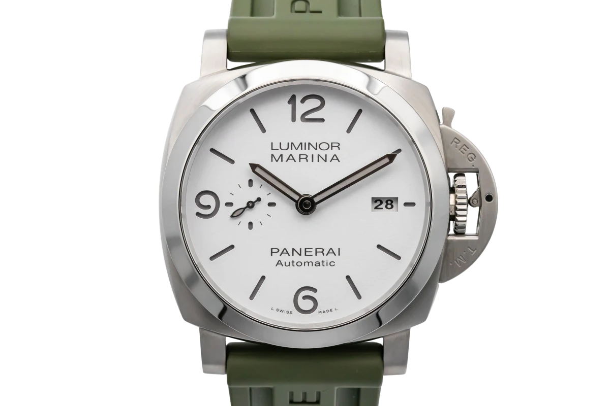 Panerai Luminor Marina 44mm Green Rubber PAM01314 2020