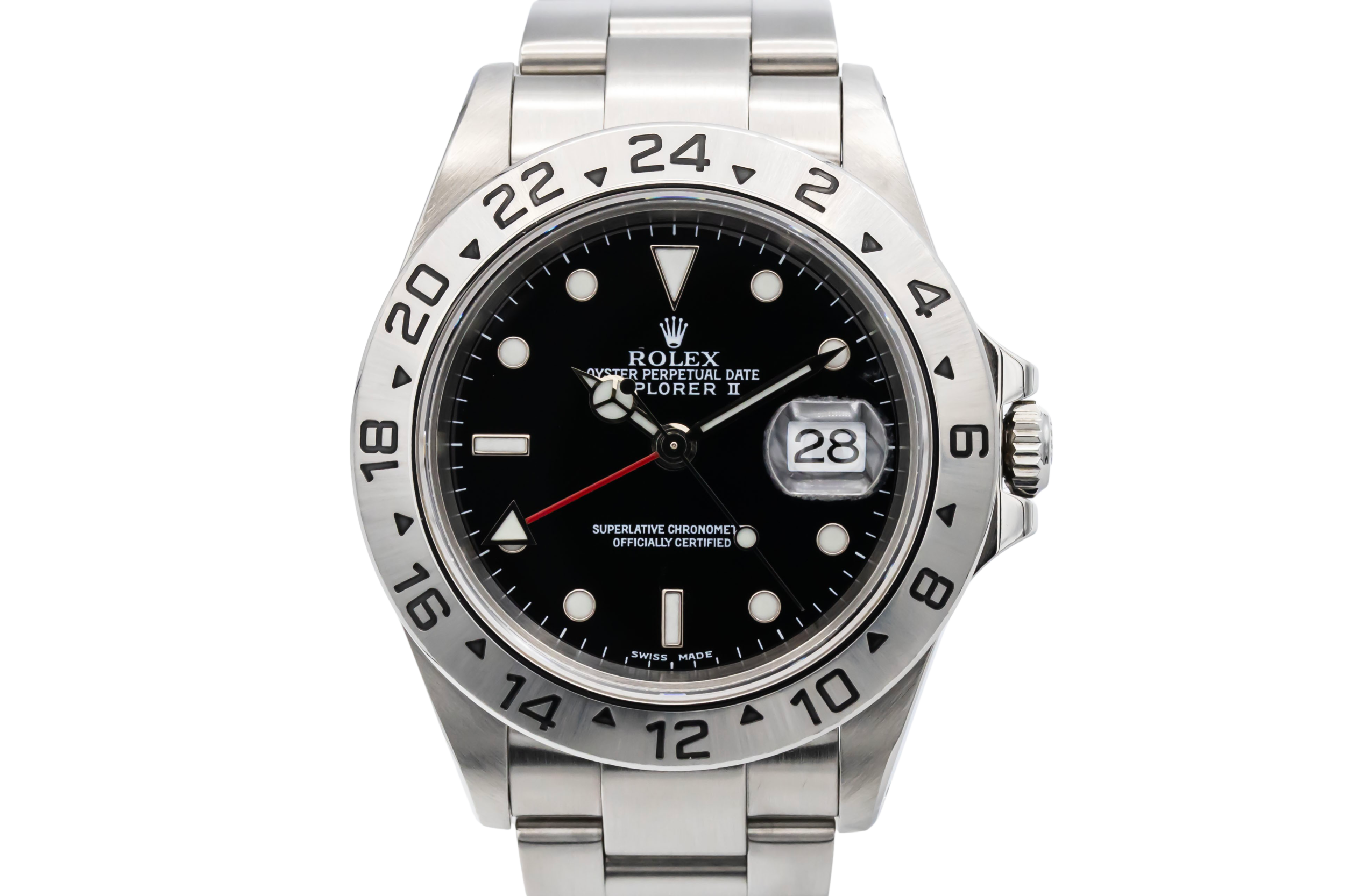 Rolex Explorer II 40mm Stainless Steel Oyster 16570 2001