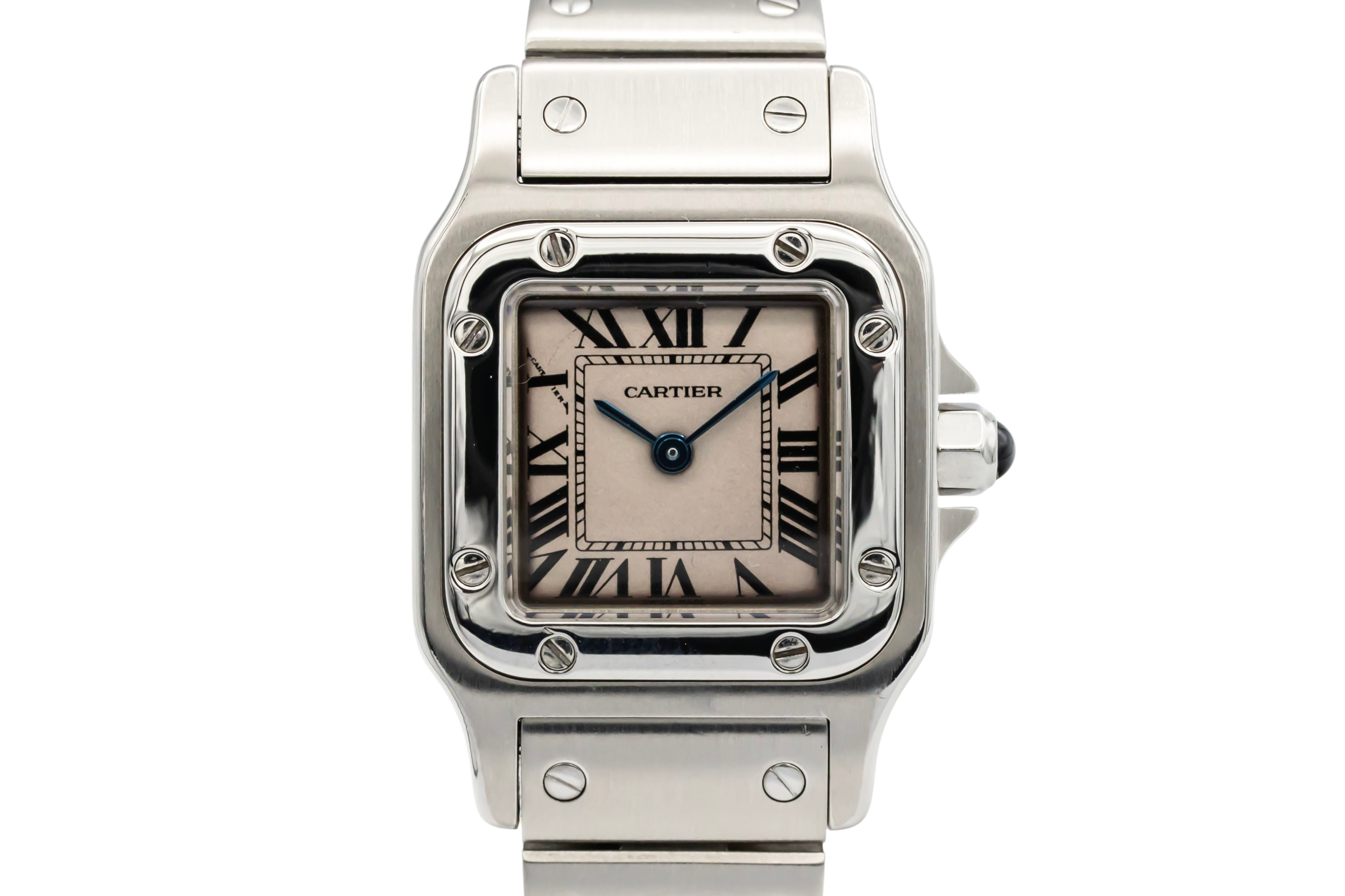 Cartier Santos Galbee 24mm Stainless Steel W20056D6/1565 Circa 2001