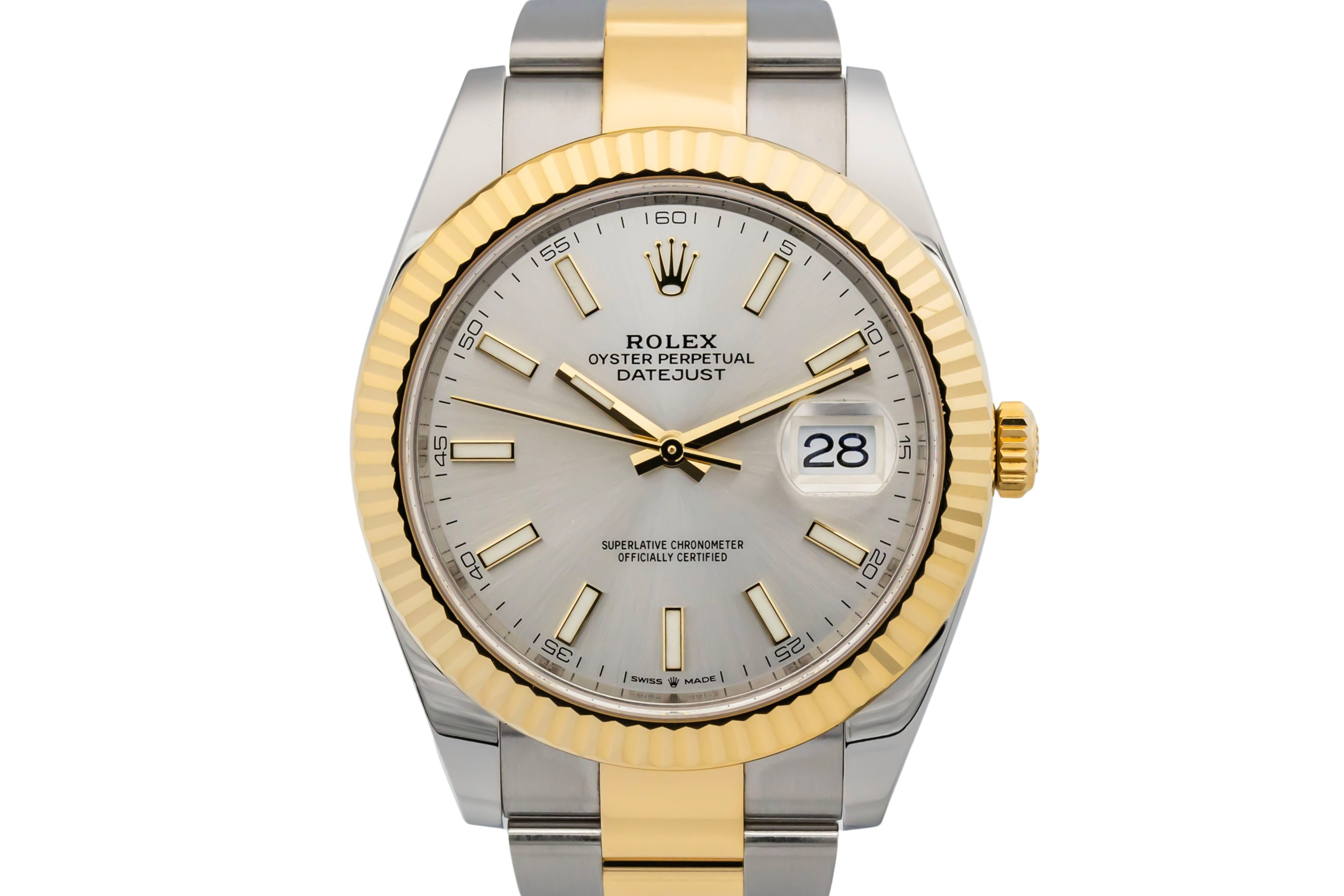 Rolex DateJust 41mm Steel & 18ct Yellow Gold Oyster 126333 2023
