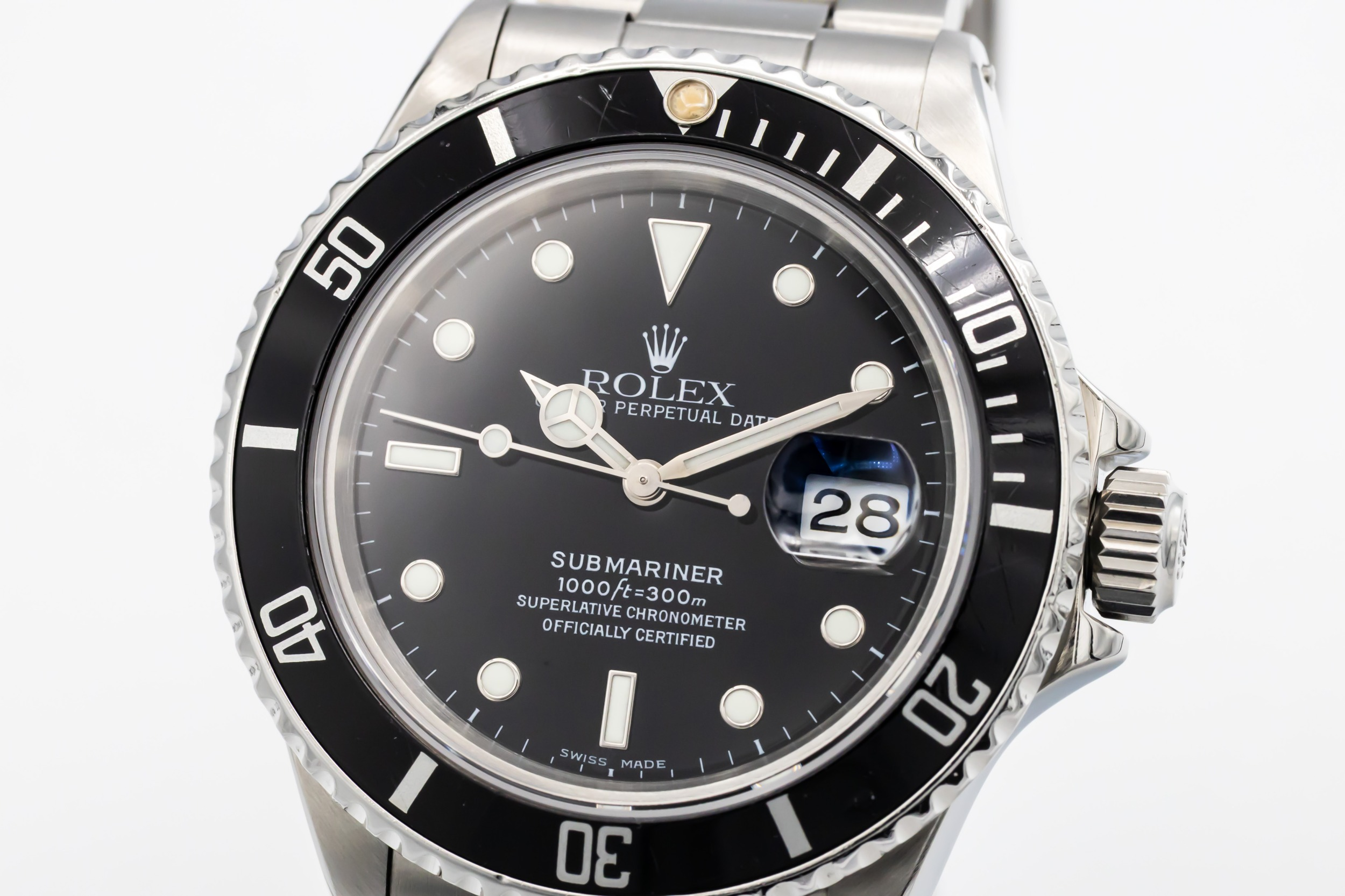 Rolex Submariner Date 40mm Stainless Steel Oyster 16800 1986