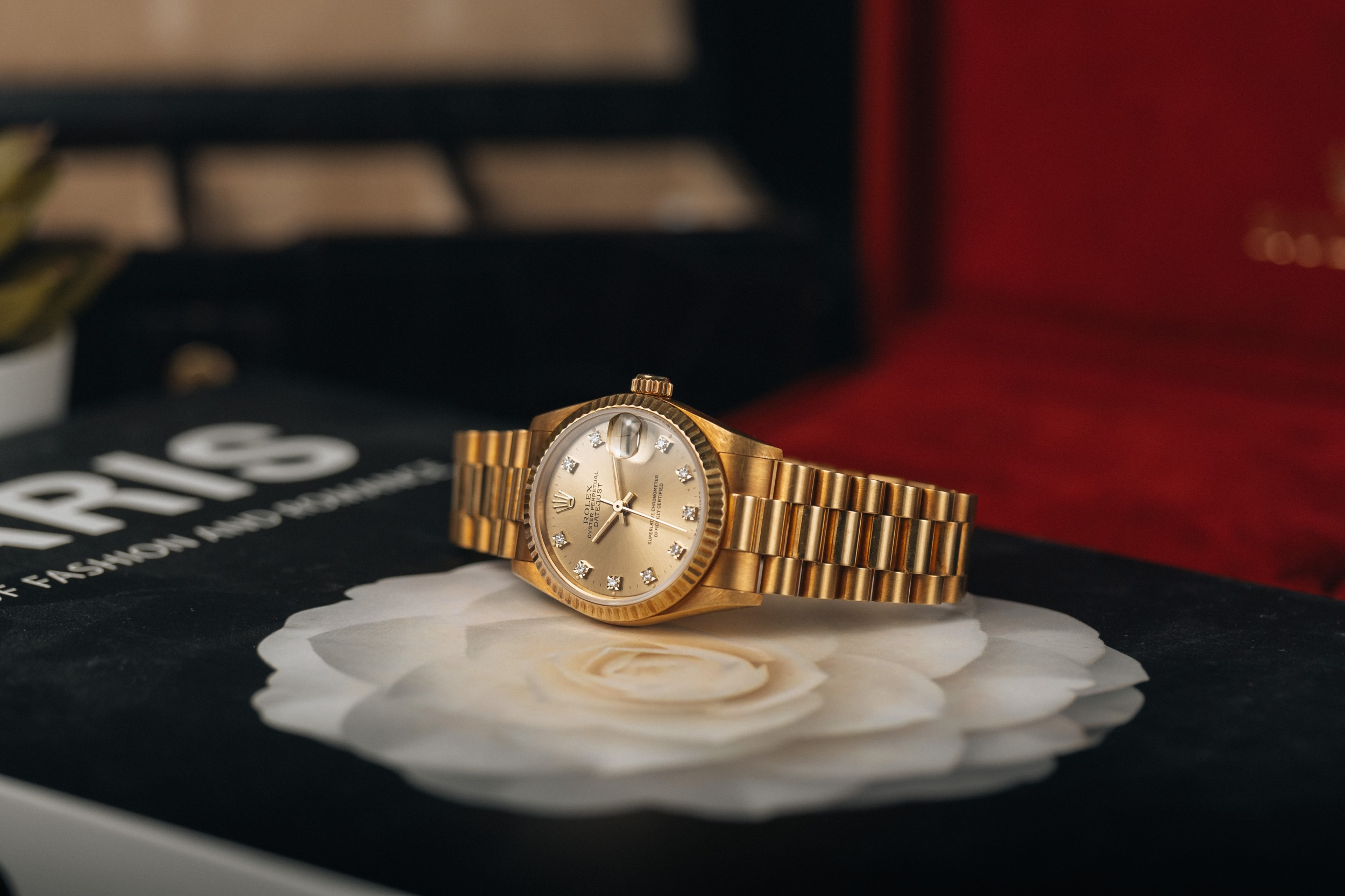 Rolex DateJust 31mm 18ct Yellow Gold Presidential 68278 1995