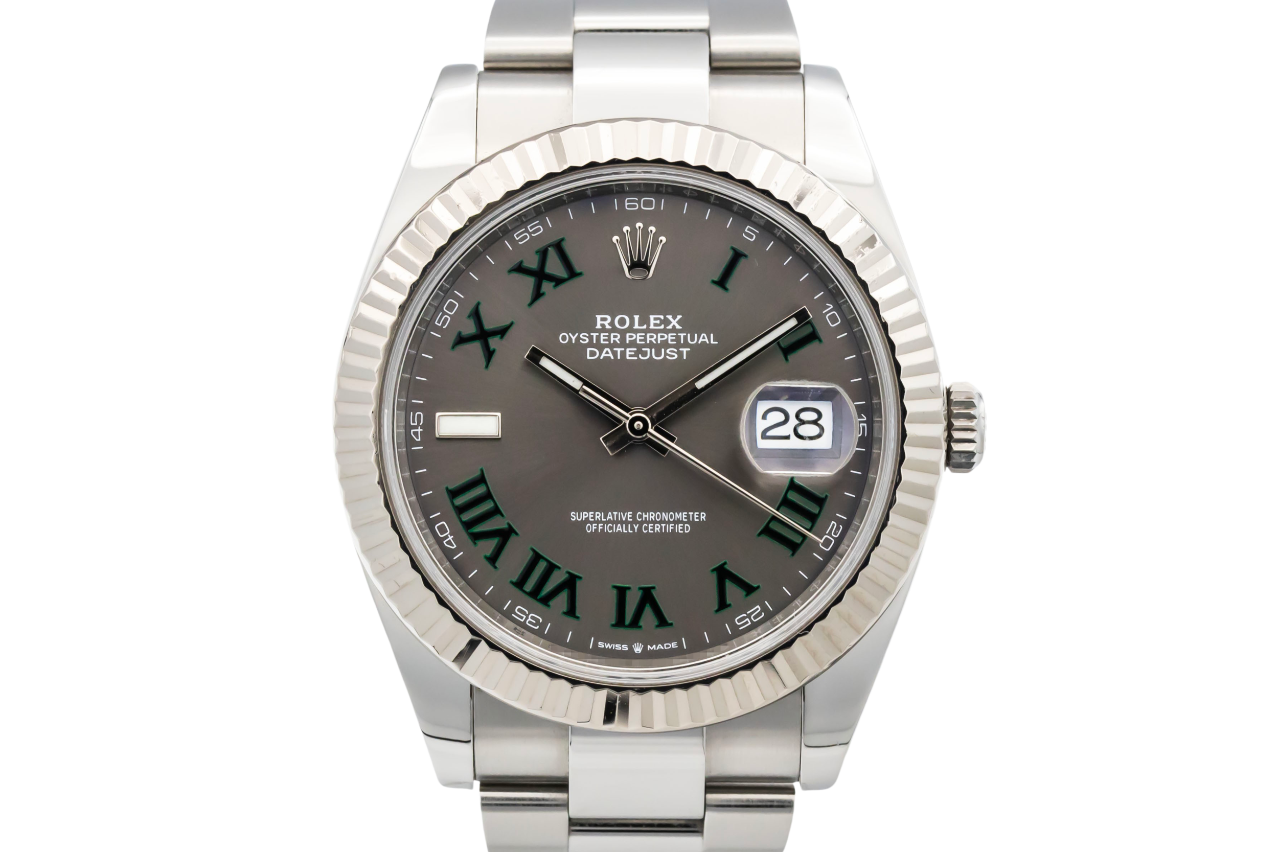 Rolex DateJust 41mm 'Wimbledon' Stainless Steel Oyster 126334 2021
