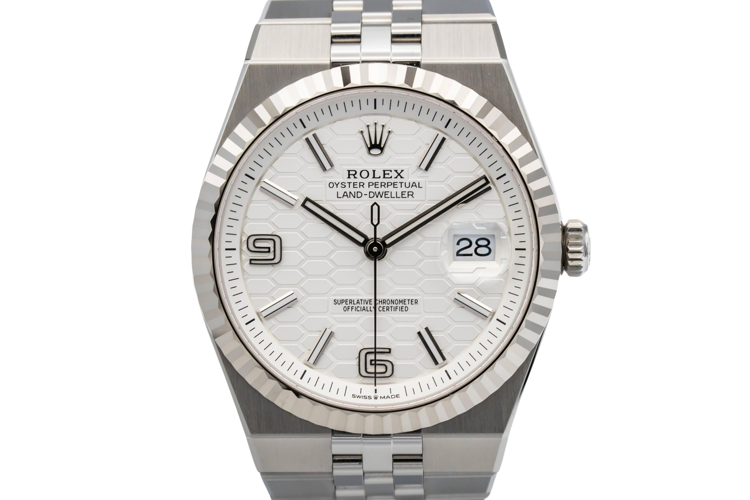 Rolex Land-Dweller 40mm Stainless Steel Flat Jubilee 127334 2026