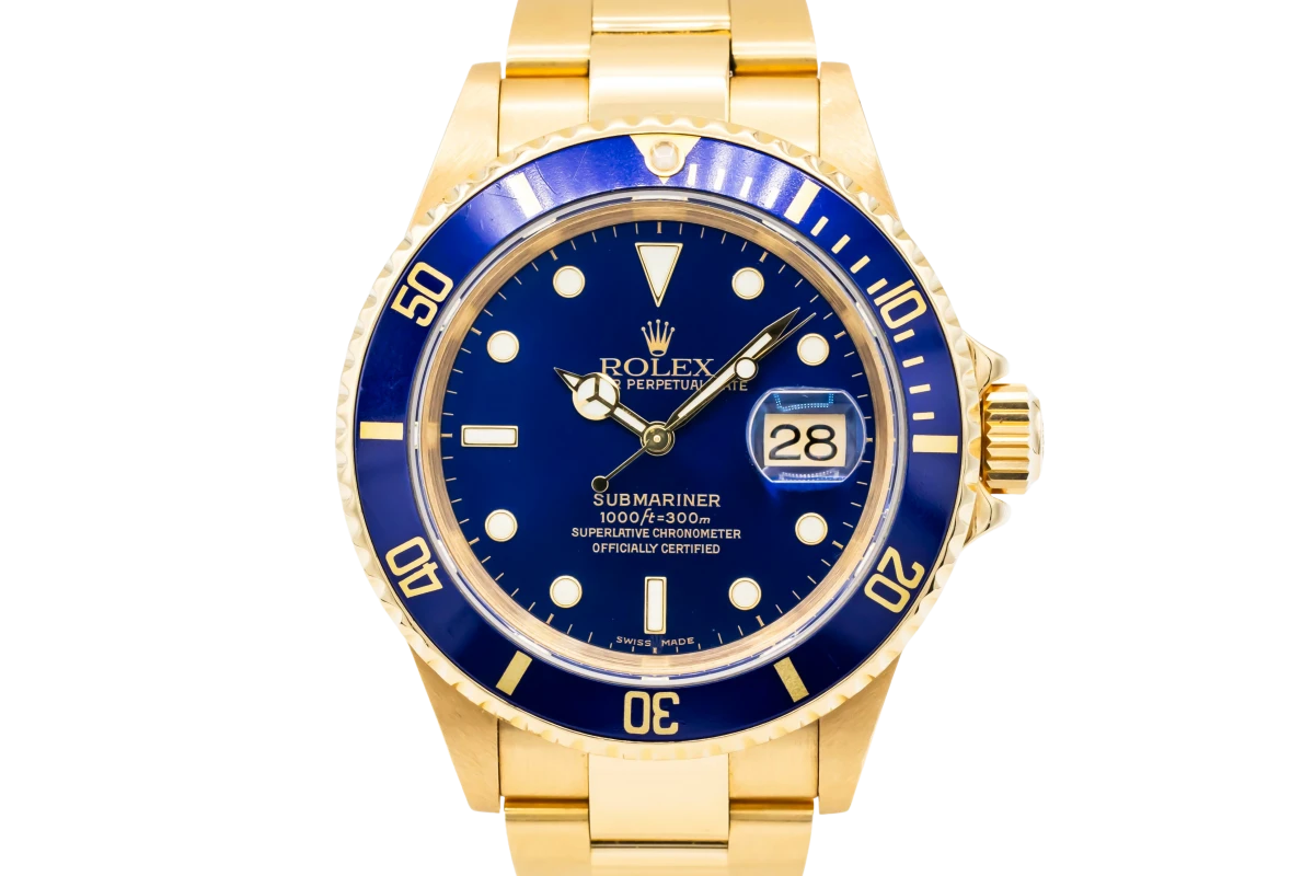 Rolex Submariner 40mm 18ct Yellow Gold Oyster 16618 2004