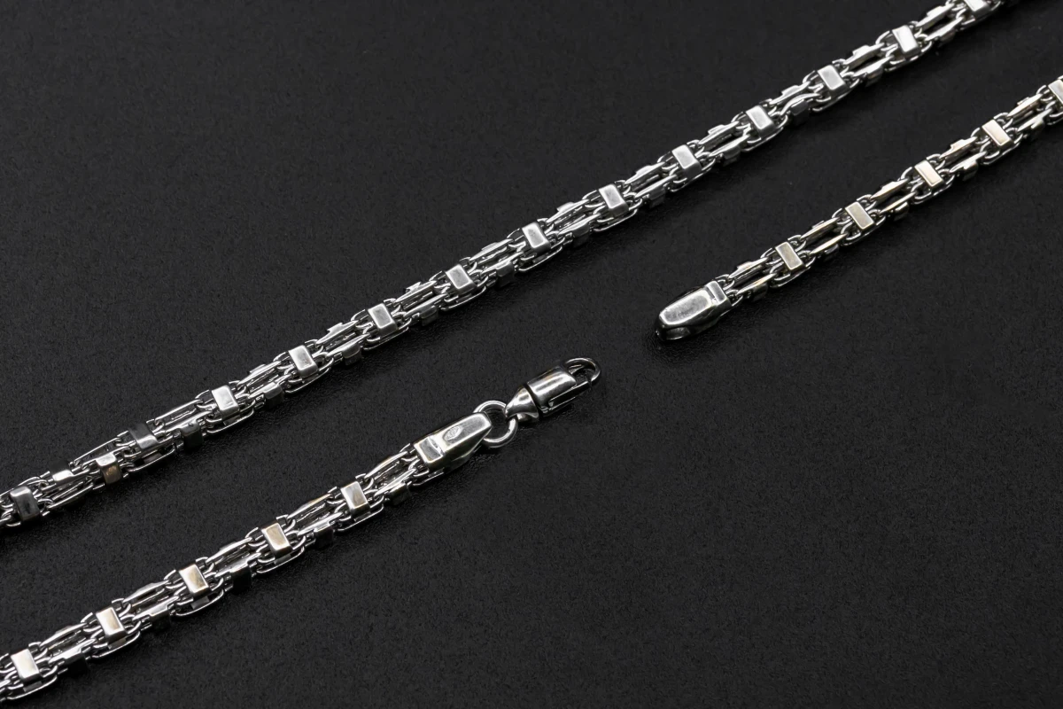 White gold cage on sale chain