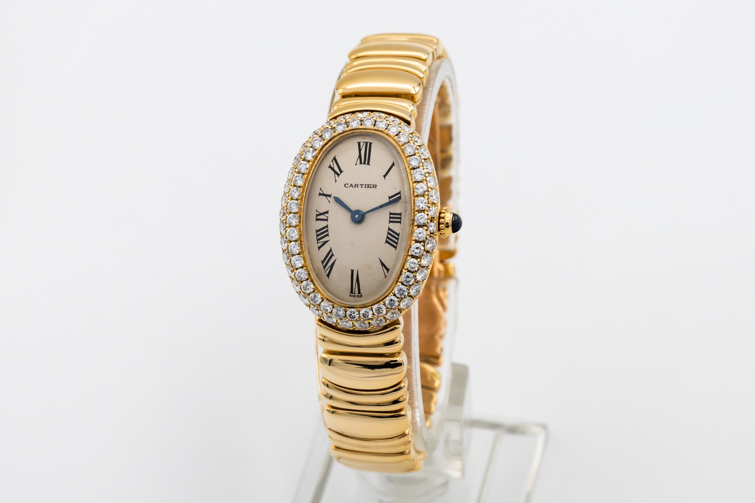 Cartier Baignoire 23mm 18ct Yellow Gold WB5096D8 Circa 2000s