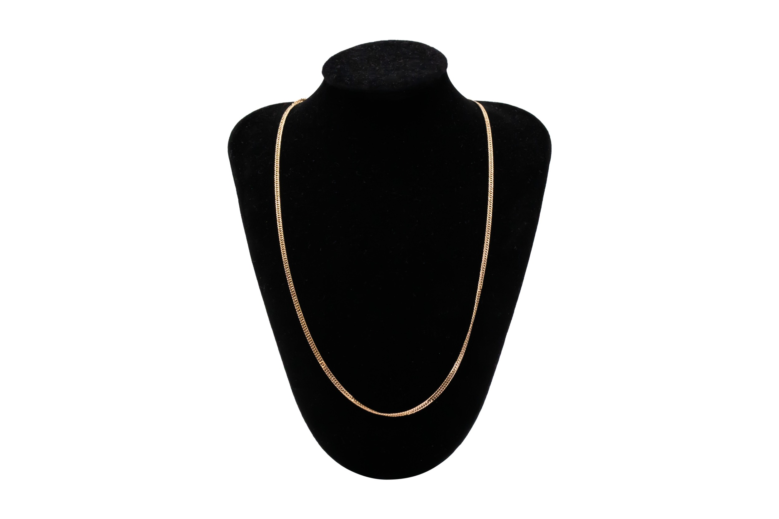 9ct Yellow Gold Flat Cuban Chain 18" 5.4g