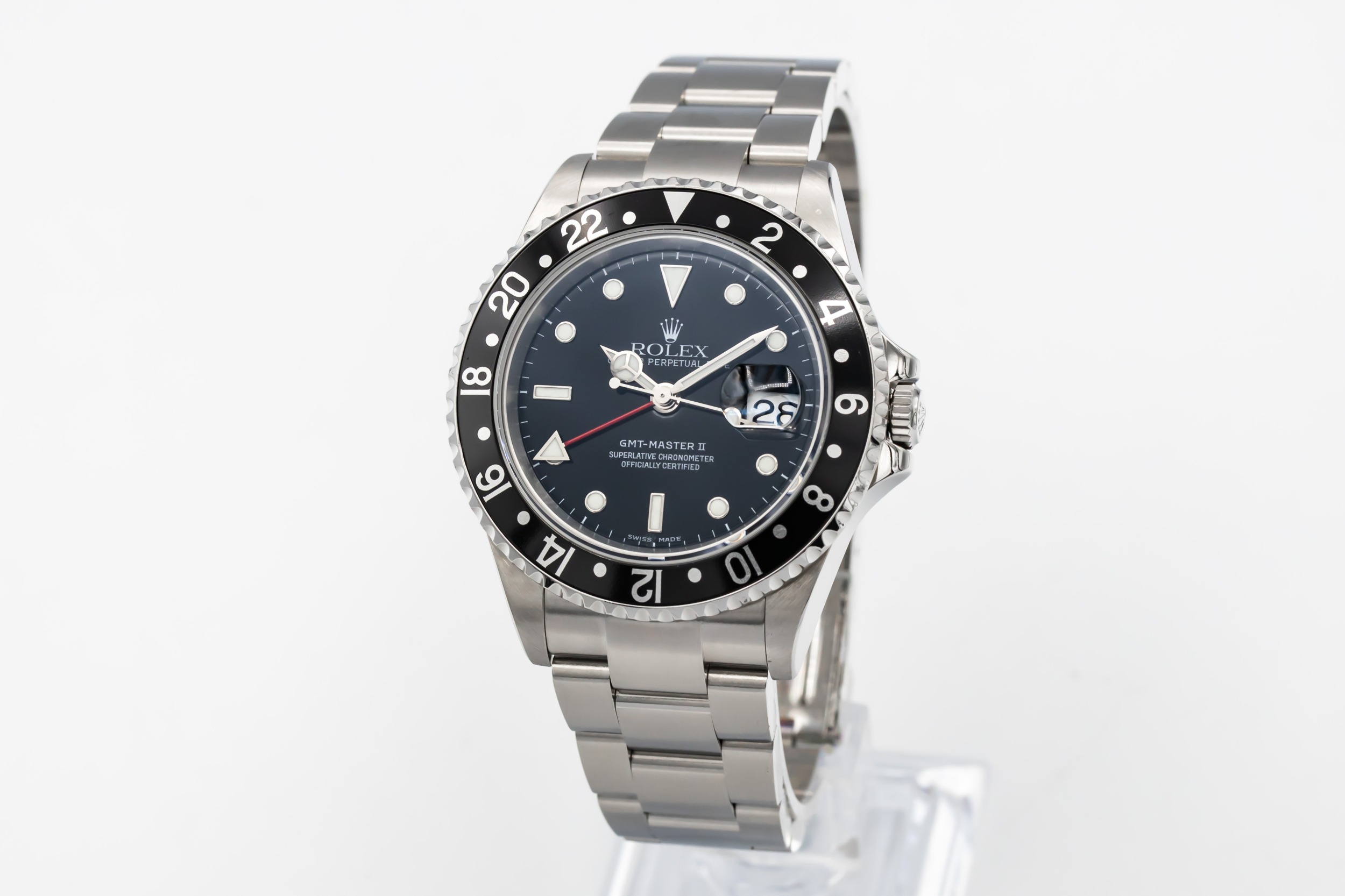 Rolex GMT-Master II 40mm Stainless Steel Oyster 16710 2002