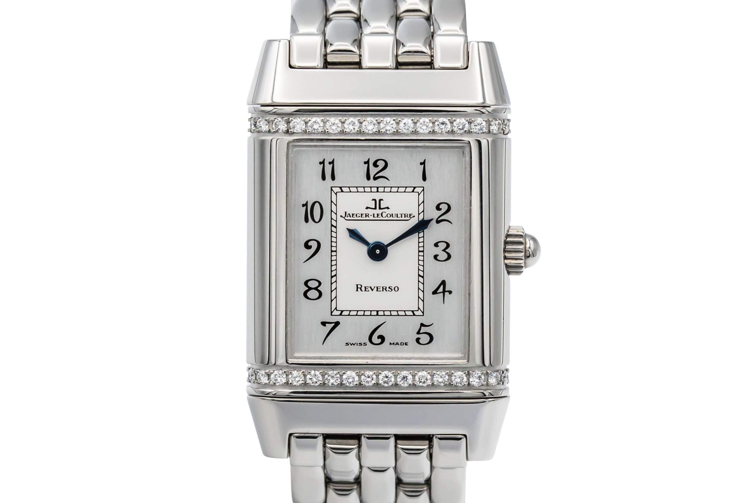 Jaeger-LeCoultre Reverso Duetto 20mm Stainless Steel Q2658120 Circa 2000s