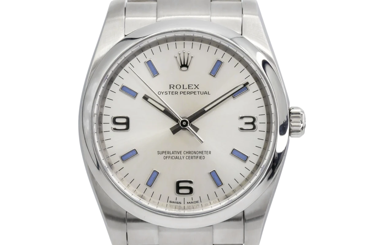 Oyster perpetual clearance 34mm white