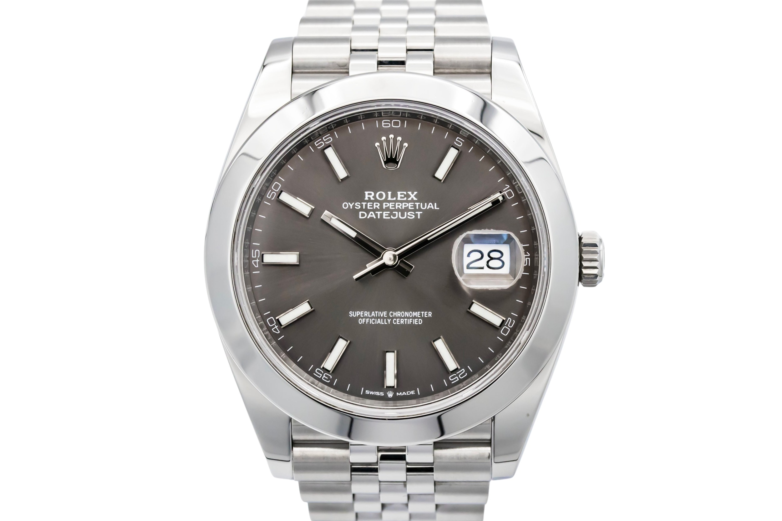 Rolex DateJust 41mm Stainless Steel Jubilee 126300 2018