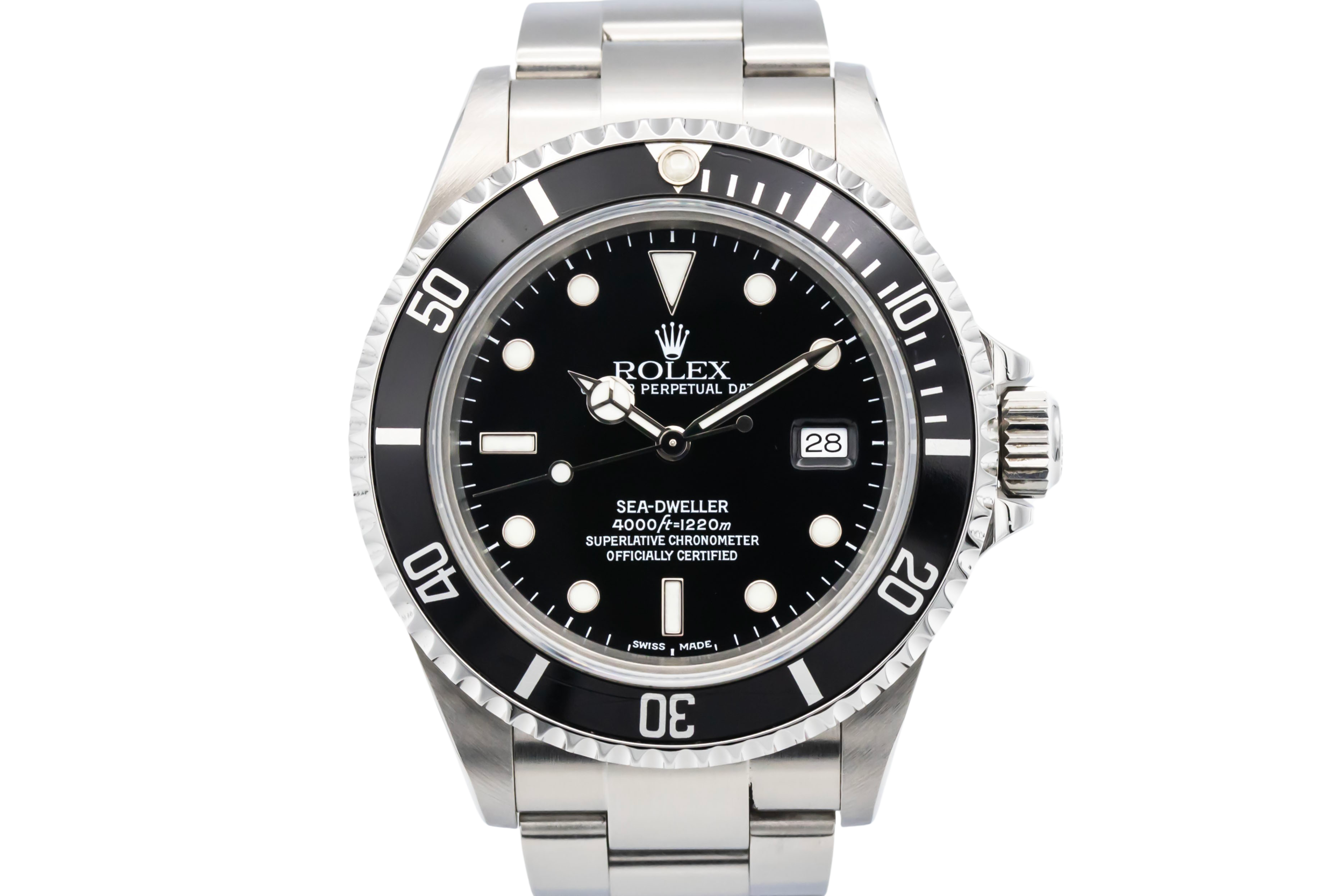 Rolex Sea-Dweller 4000 40mm Stainless Steel Oyster 16600 2001