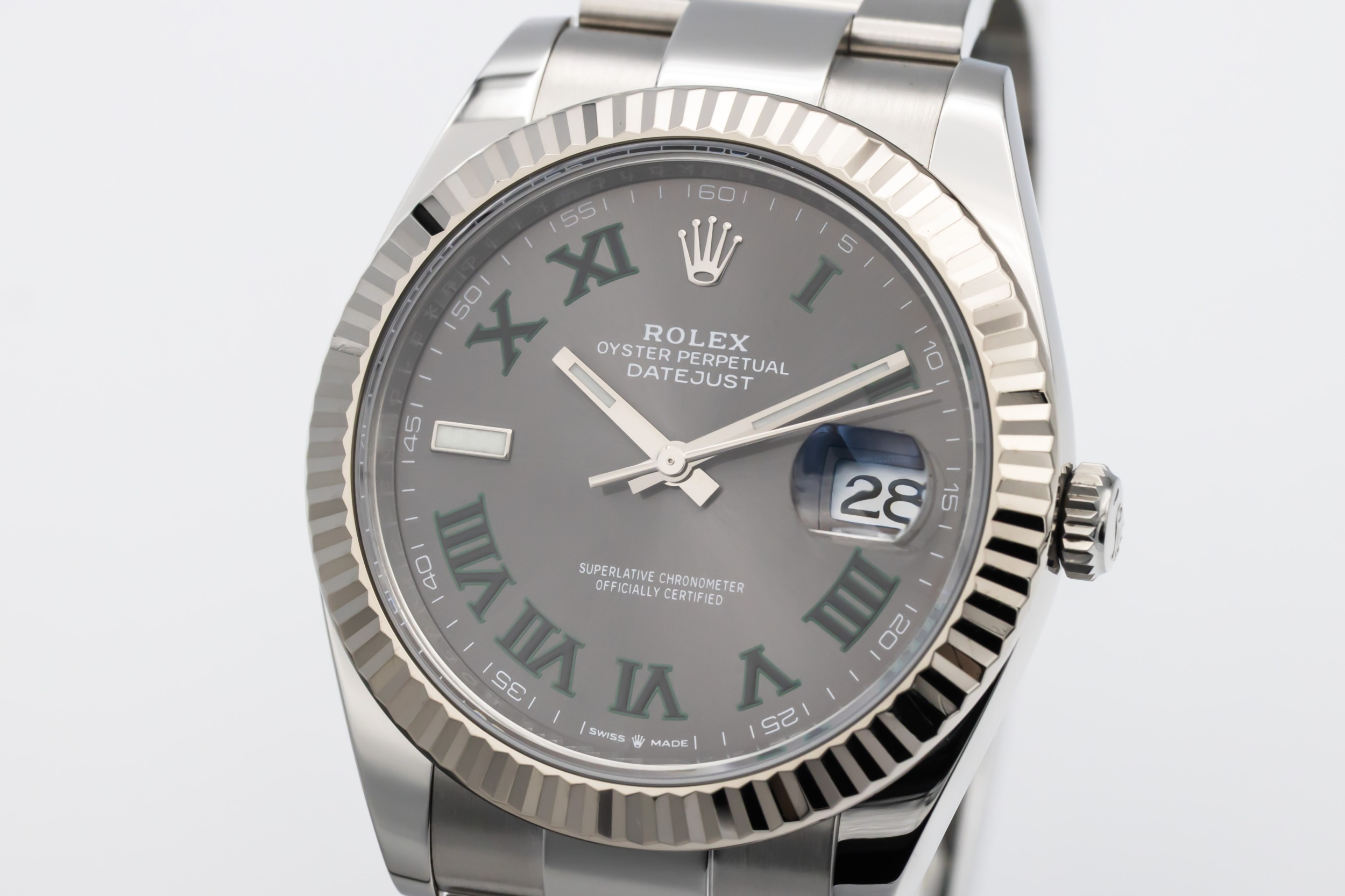 Rolex DateJust 41mm 'Wimbledon' Stainless Steel Oyster 126334 - 2022