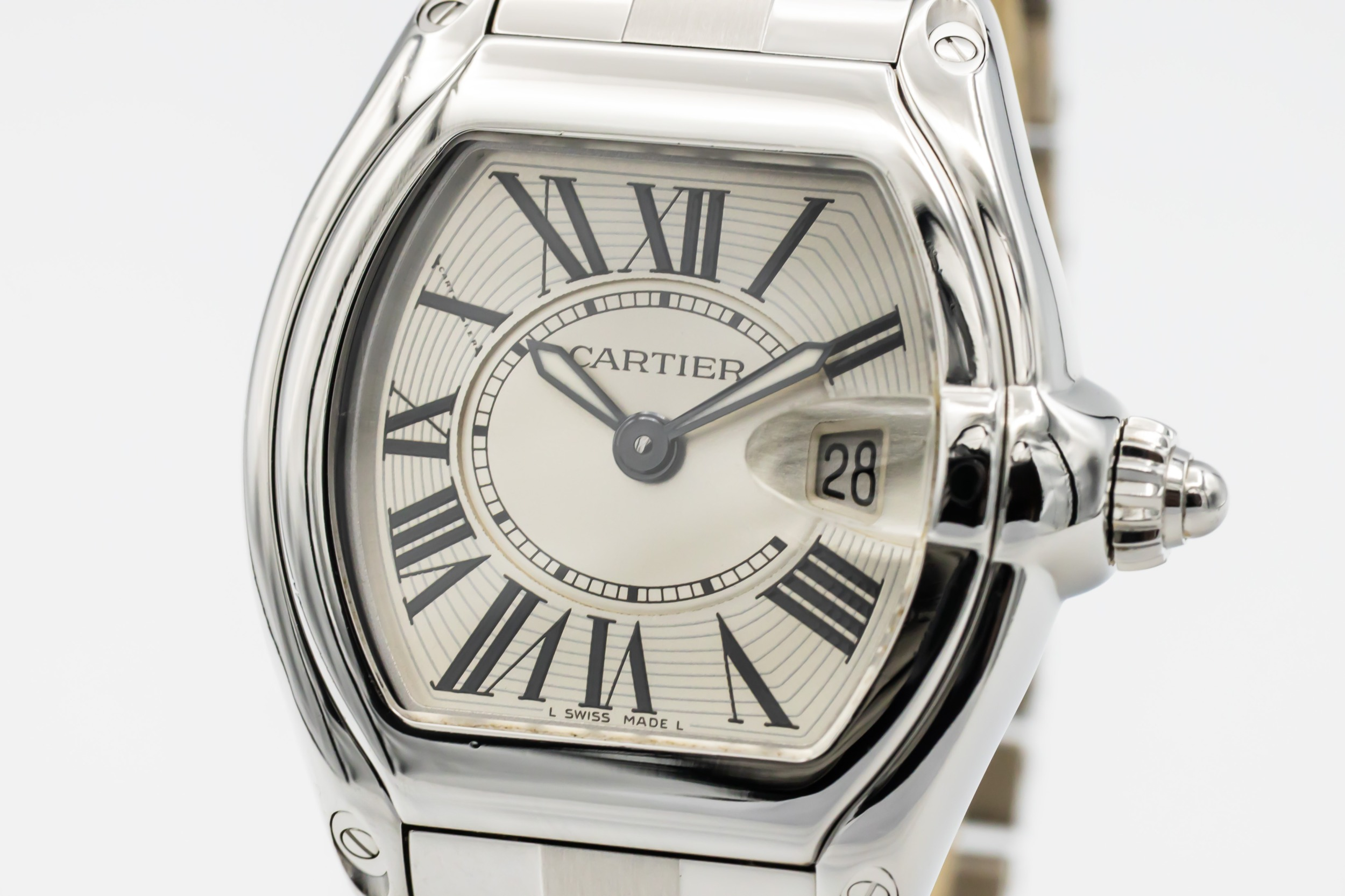 Cartier Roadster 37mmx31mm Stainless Steel W62016V3/2675 Circa 2010
