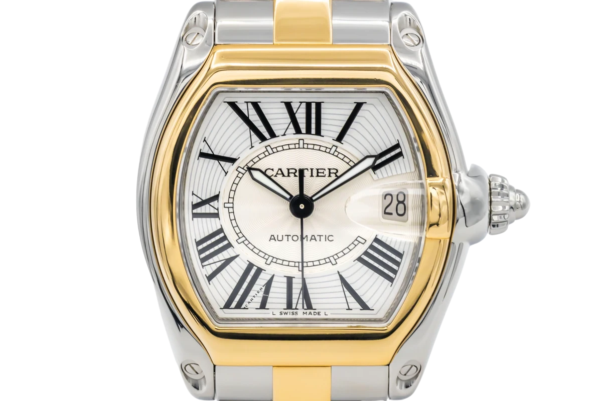 Cartier Roadster 37mm Steel 18ct Yellow Gold Bracelet 2510 Out